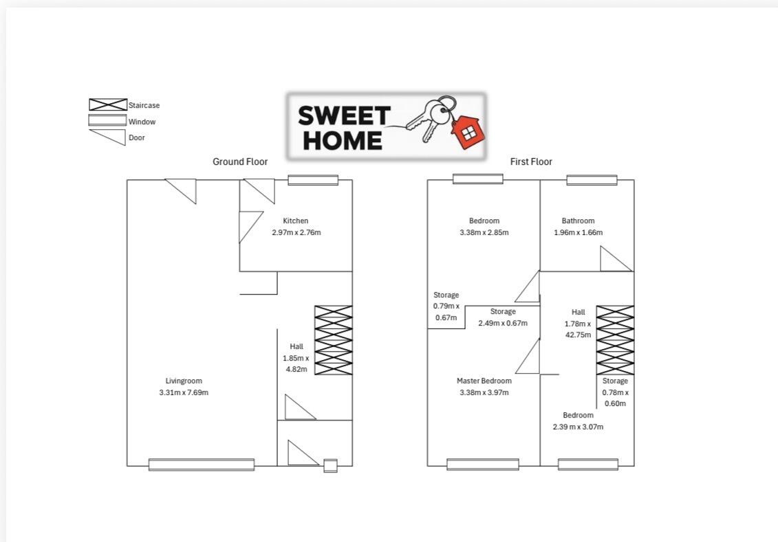 356, Muiryhall St, Coatbridge floorplan