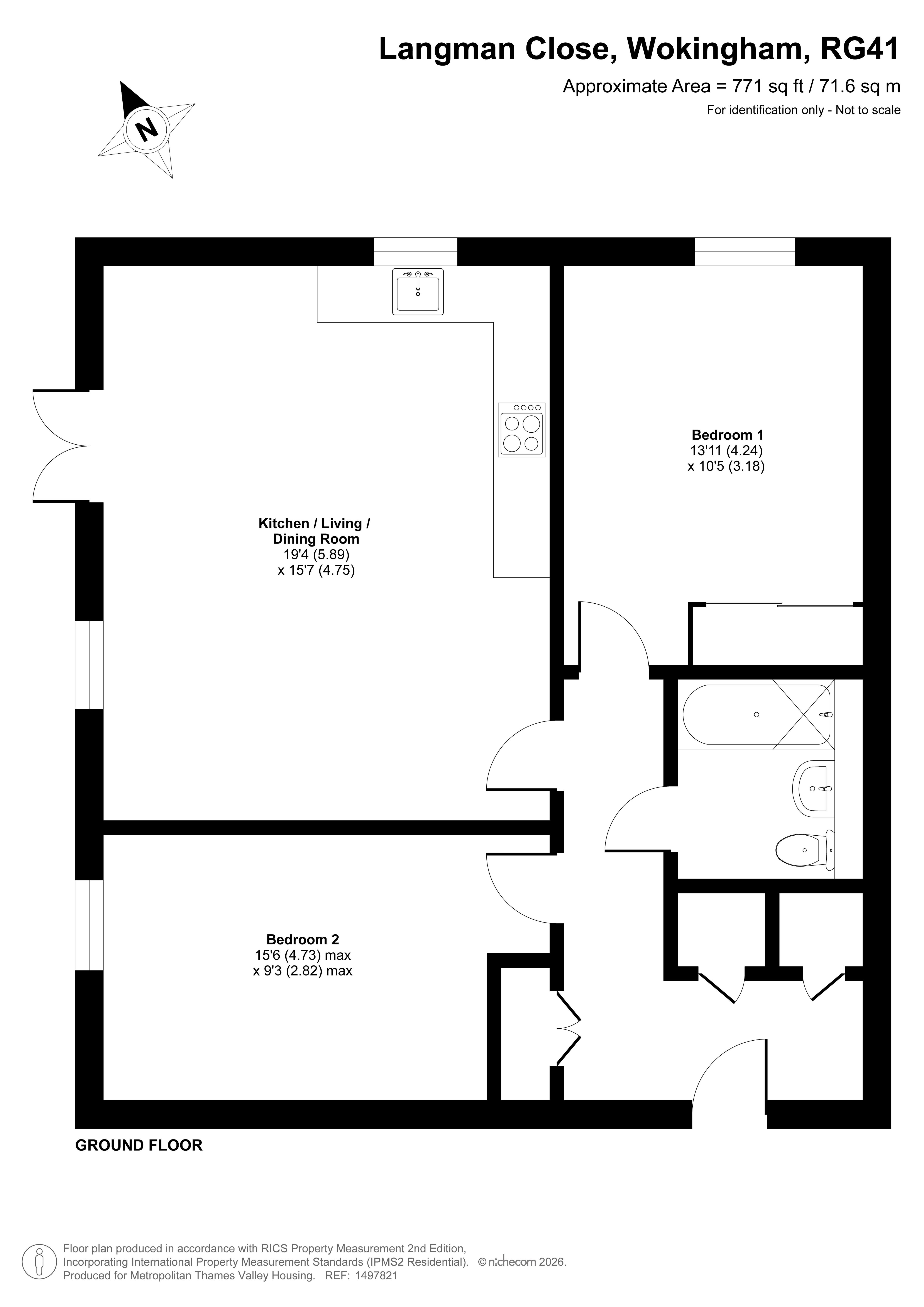 Langman Close, Wokingham floorplan