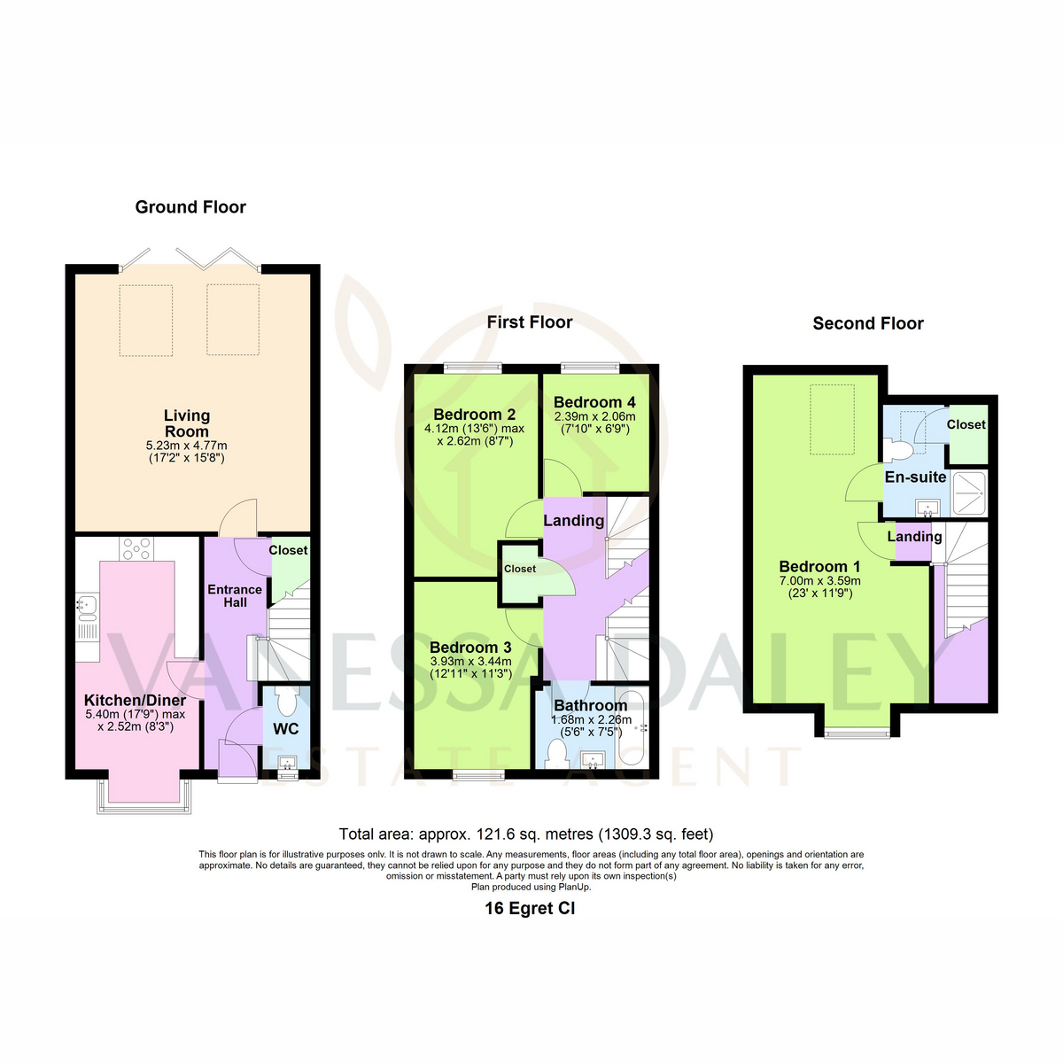 16, Egret Close, Preston floorplan