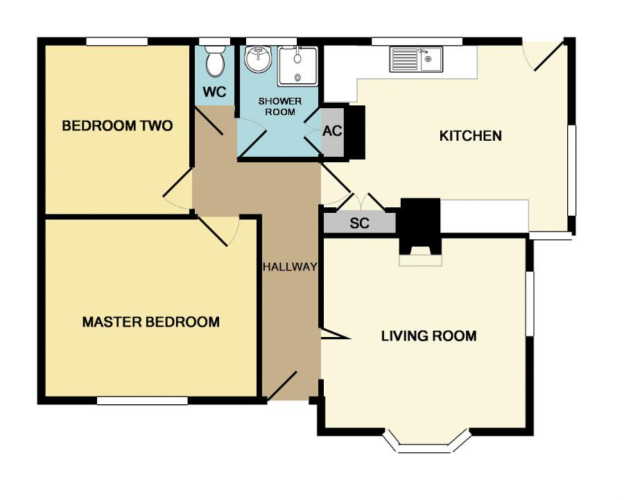 2 Bedrooms Detached bungalow for sale in Campbell Avenue, Leek, Staffordshire ST13