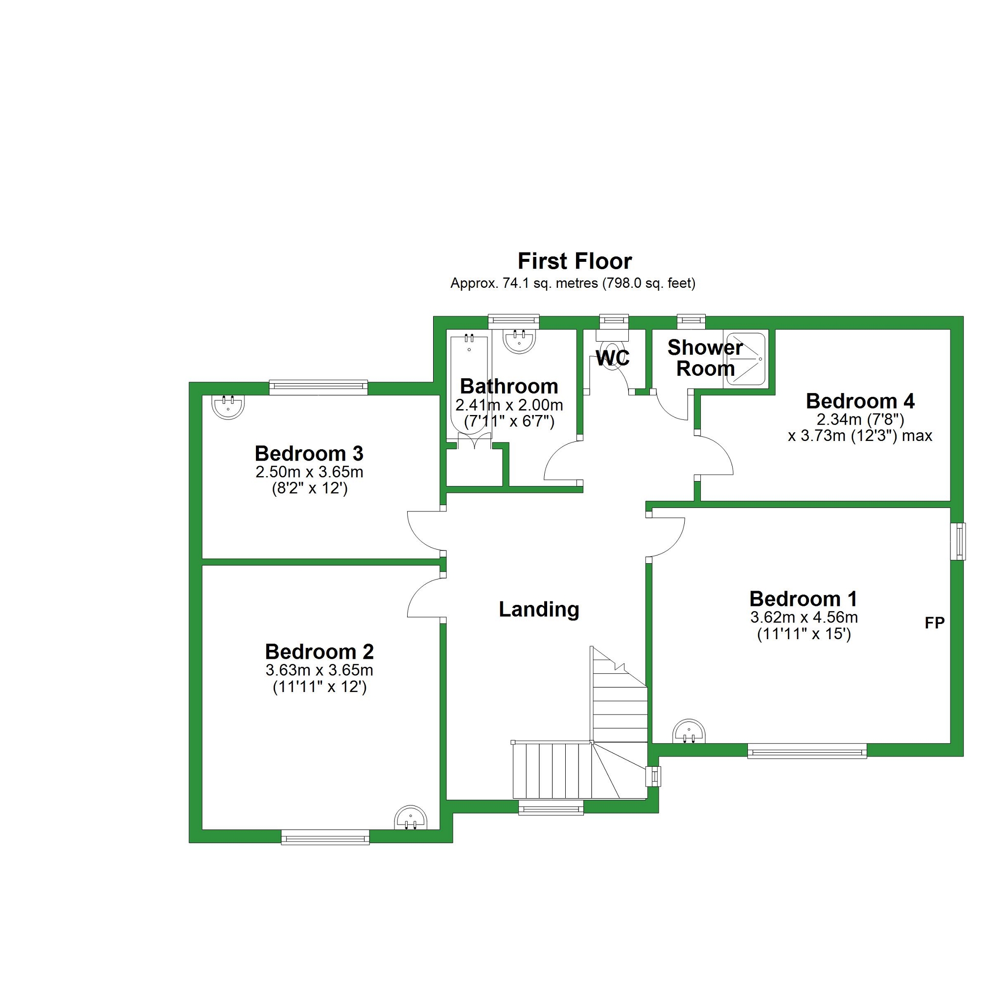 Portfield Bar, Whalley, Clitheroe, Lancashire. BB7, 4 bedroom detached