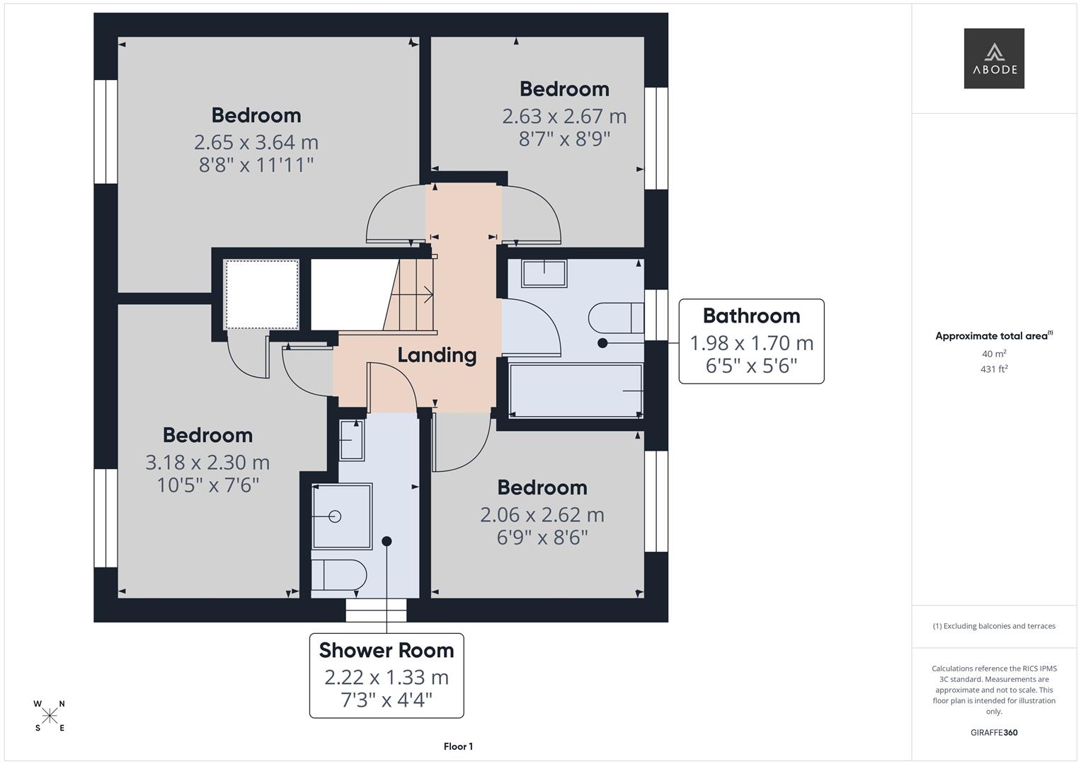 60, Fairway, Burton-On-Trent floorplan