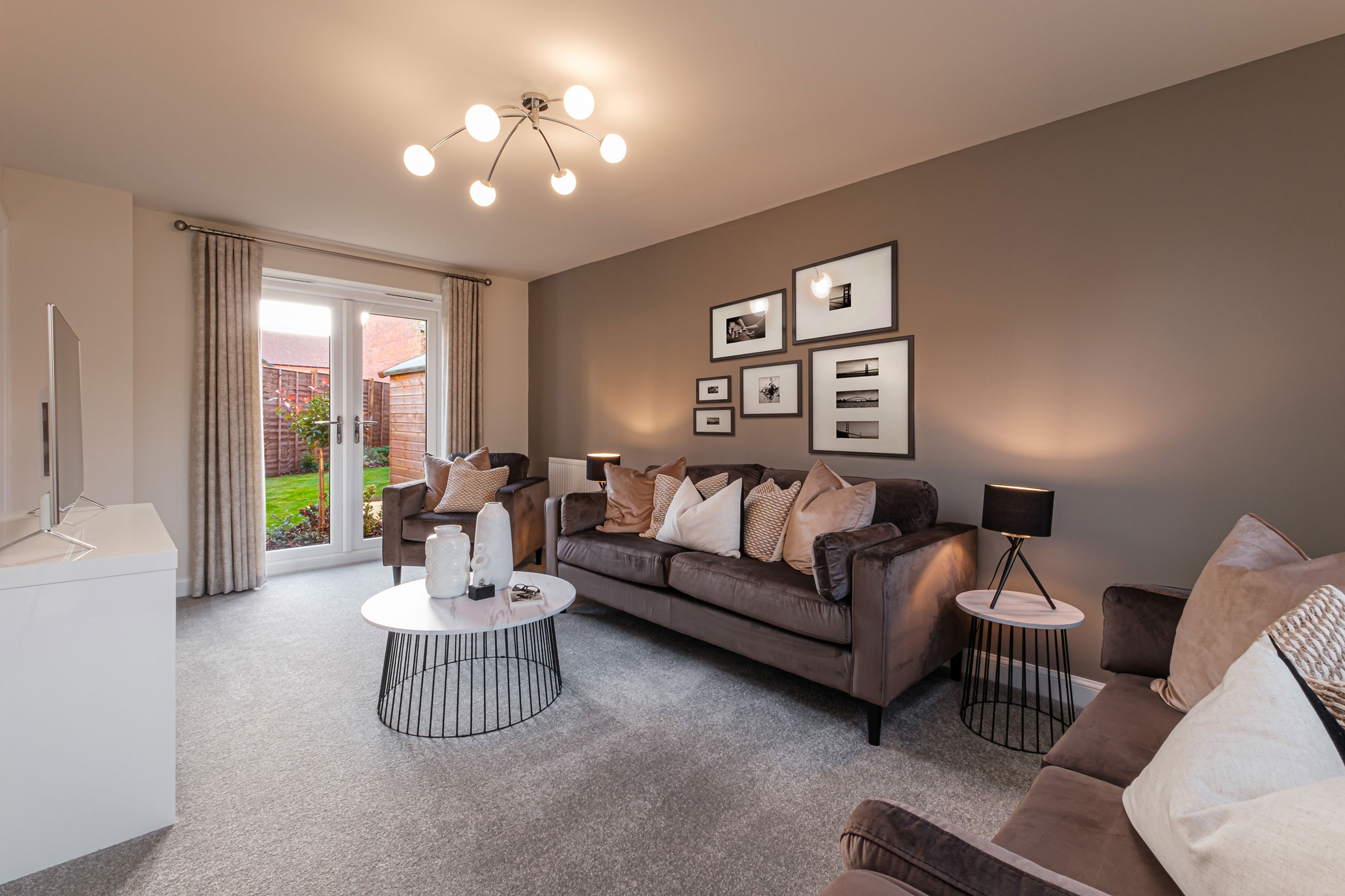 Property 2 of 9. Interior View Of Living Room In Our Lutterworth 3 Bedroom Home