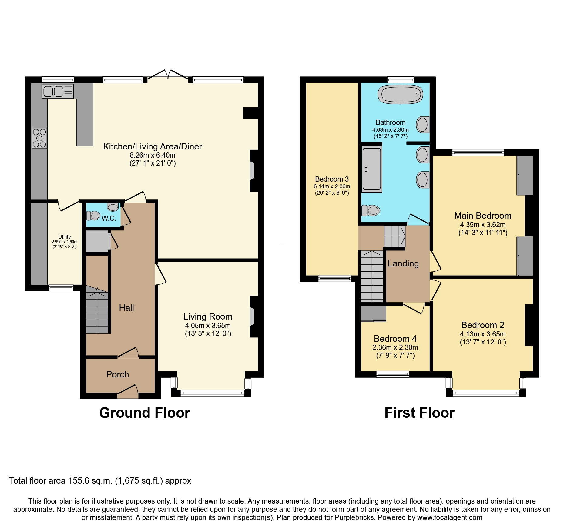 80, Higher Ainsworth Road, Manchester floorplan