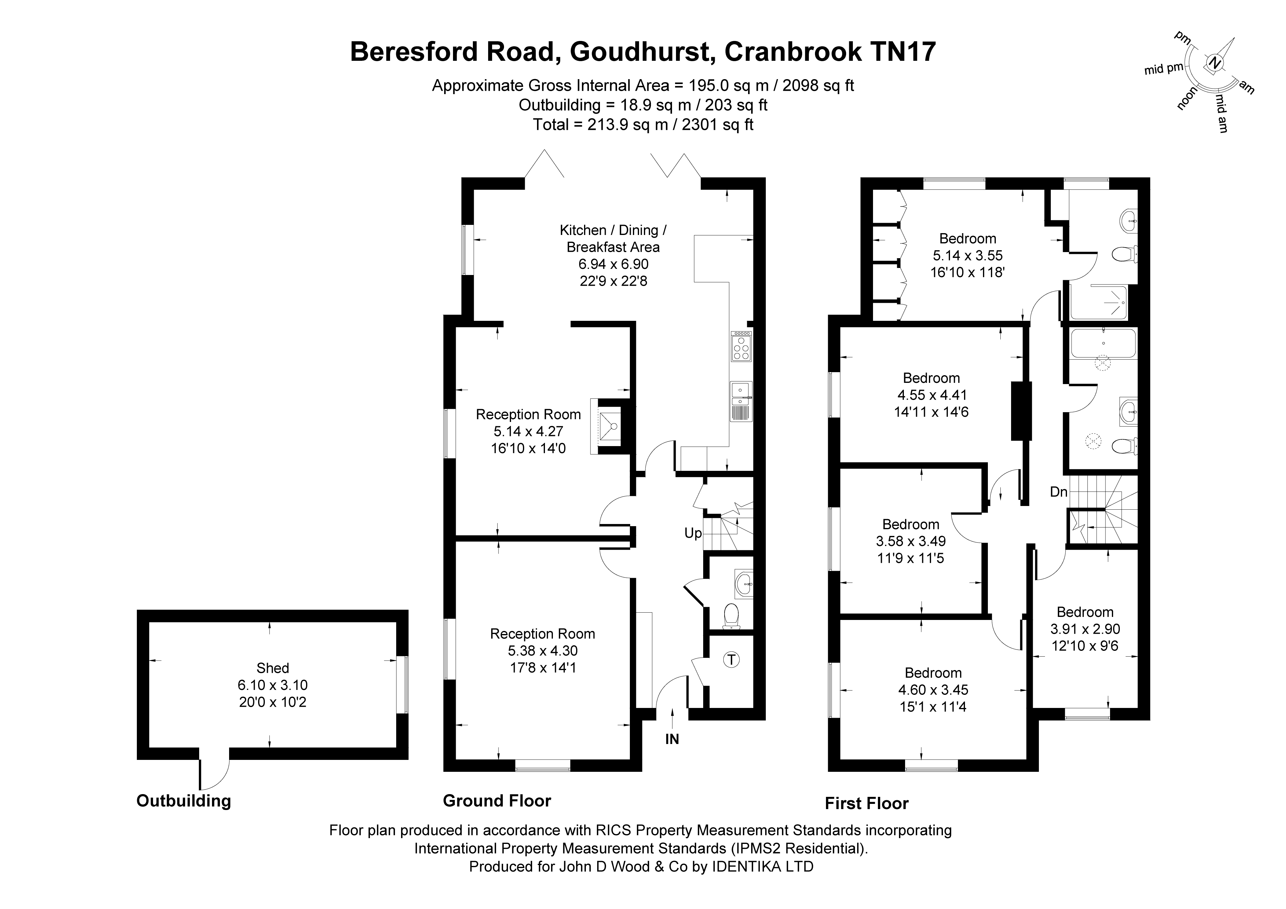 2 Old School House,, Beresford Road, Cranbrook floorplan