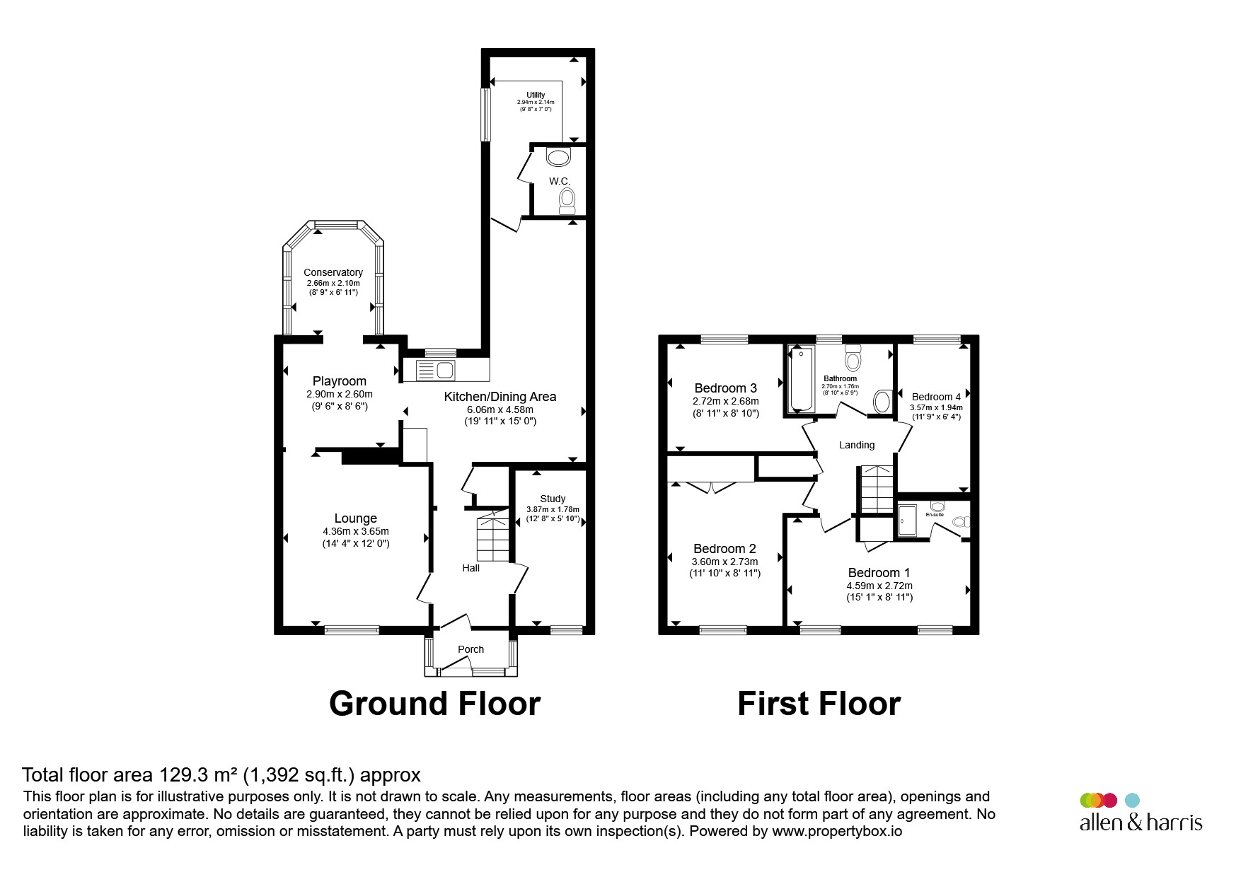 3, Conway Drive, Barry floorplan