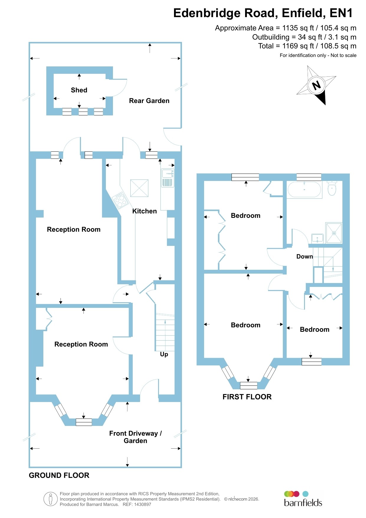 94, Edenbridge Road, Enfield floorplan