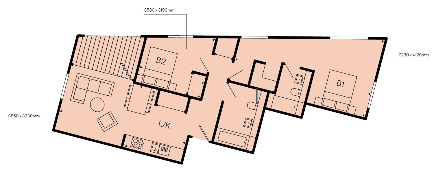 Middle Yard, Dollis Hill NW10, 2 bedroom flat for sale 61932744