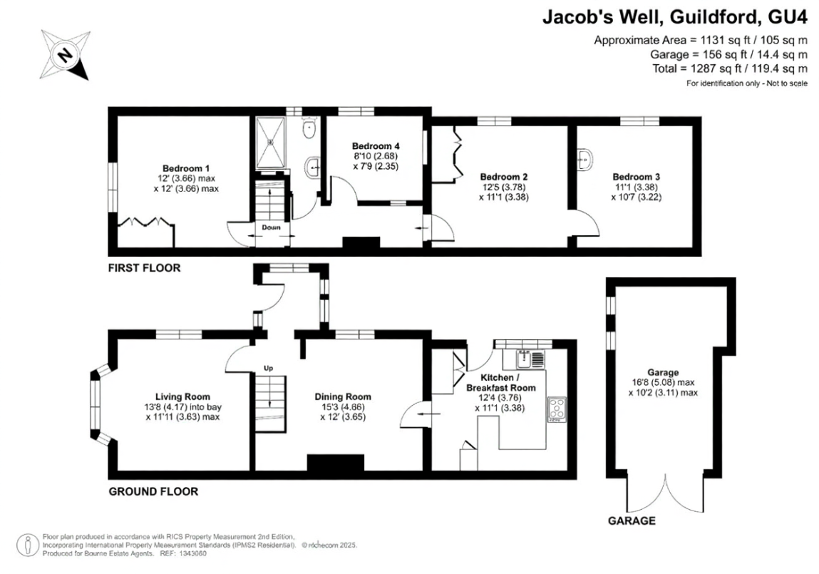 Queenhythe Farm Cottage,, Jacobs Well Road, Guildford floorplan
