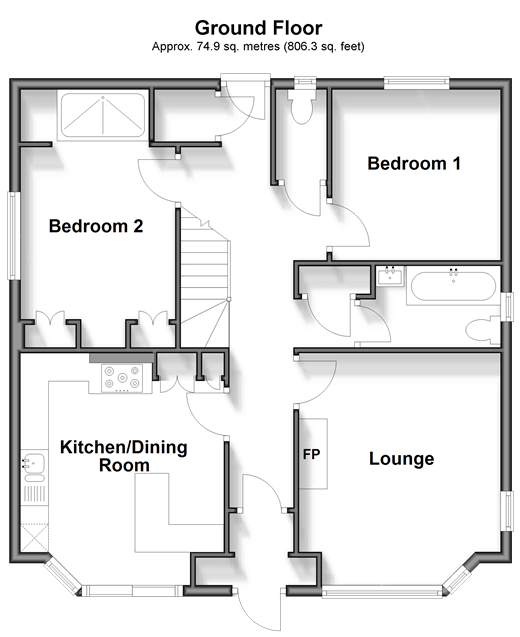 30, Gills Cliff Road floorplan