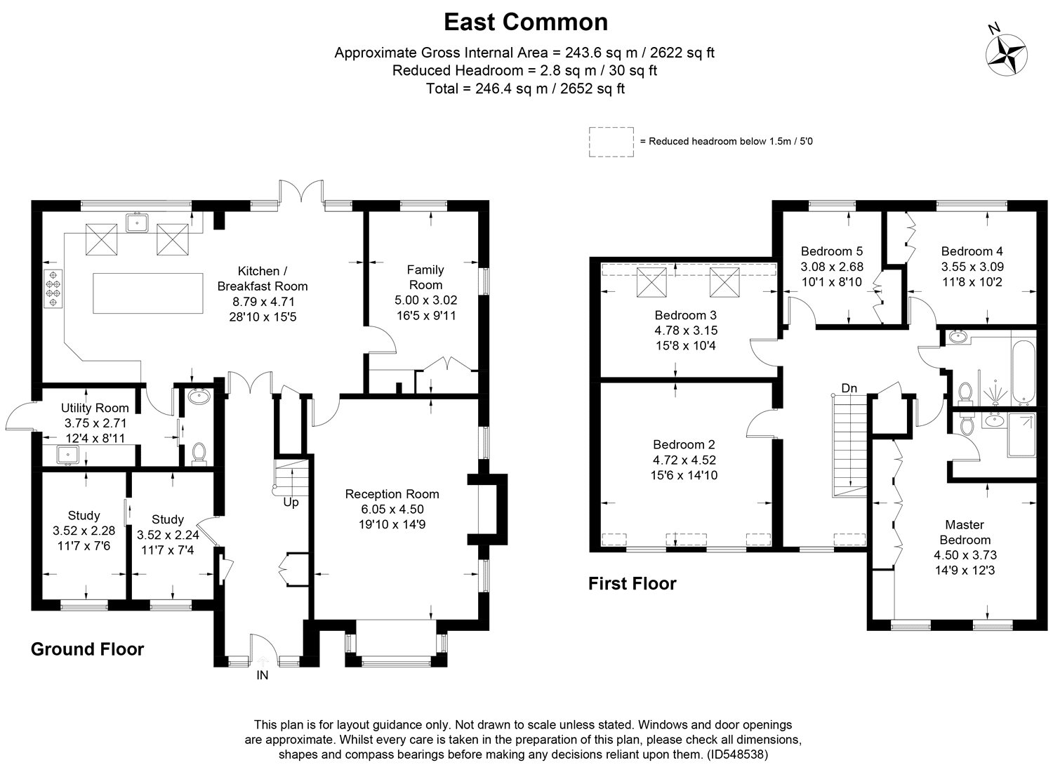 5 Bedrooms Detached house for sale in East Common, Harpenden, Hertfordshire AL5