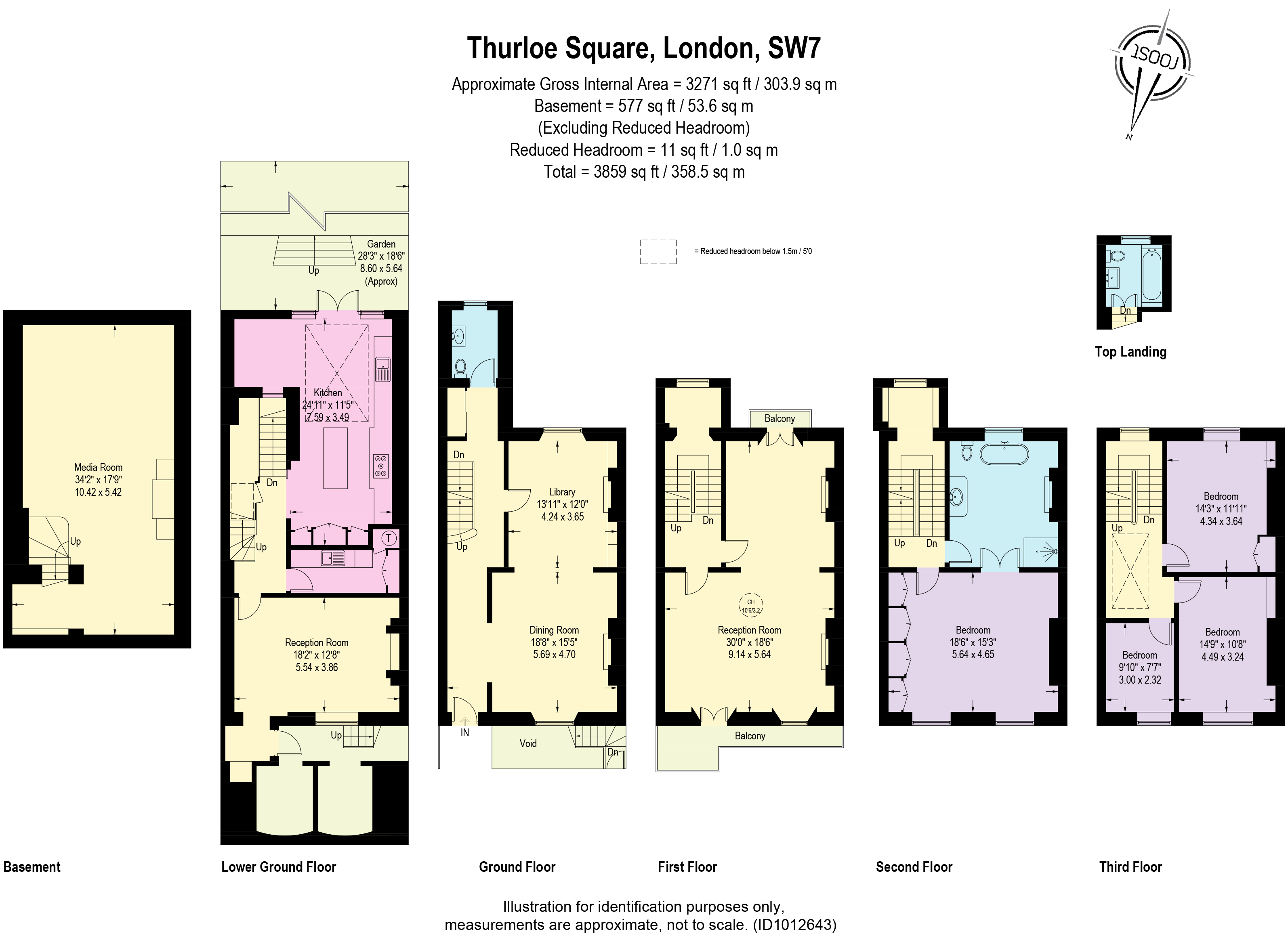 12, Thurloe Square, London floorplan