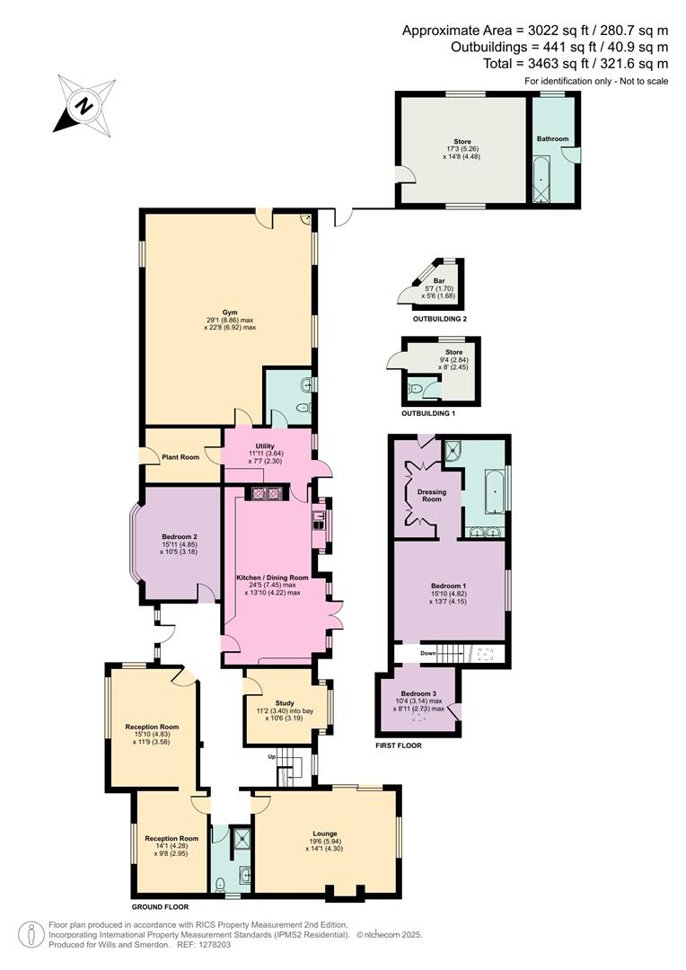 Three Bridges Farm,, Gambles Lane, Ripley floorplan
