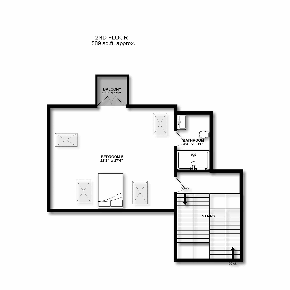 28, Lodwick, Southend-on-sea floorplan