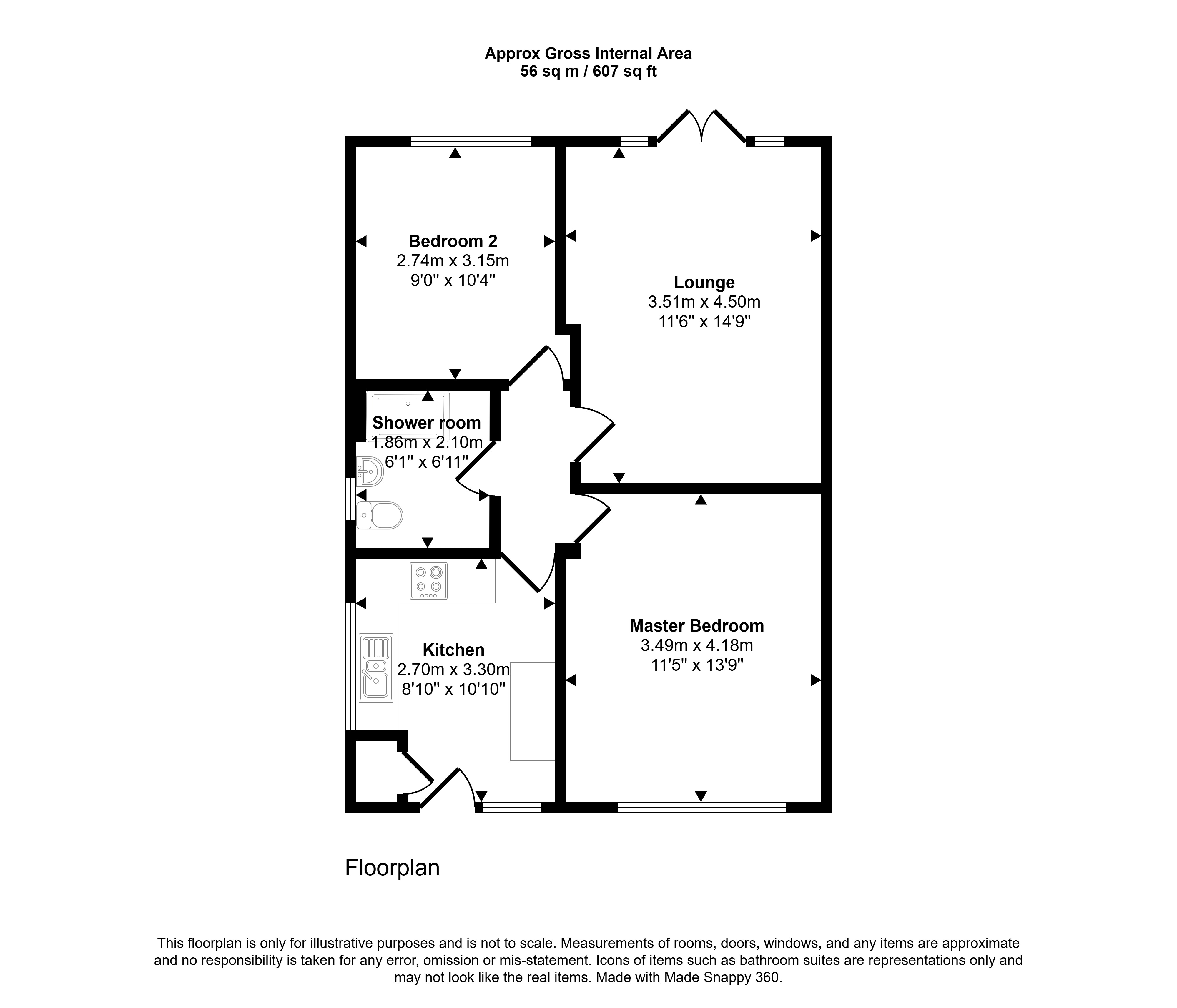 31, Glenhurst Drive, Newcastle upon Tyne floorplan
