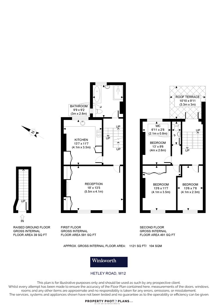 Hetley Road, London, W12 floorplan