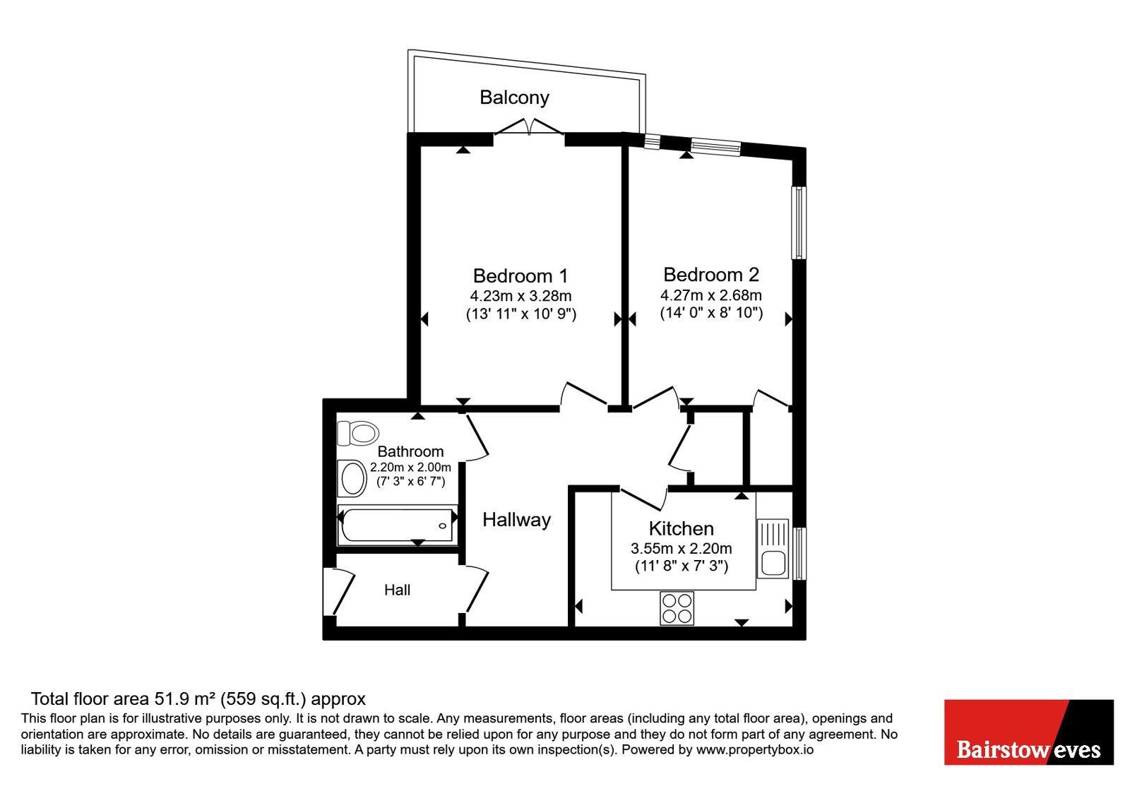 45, Nexus Court, 10, Kirkdale Road, London floorplan
