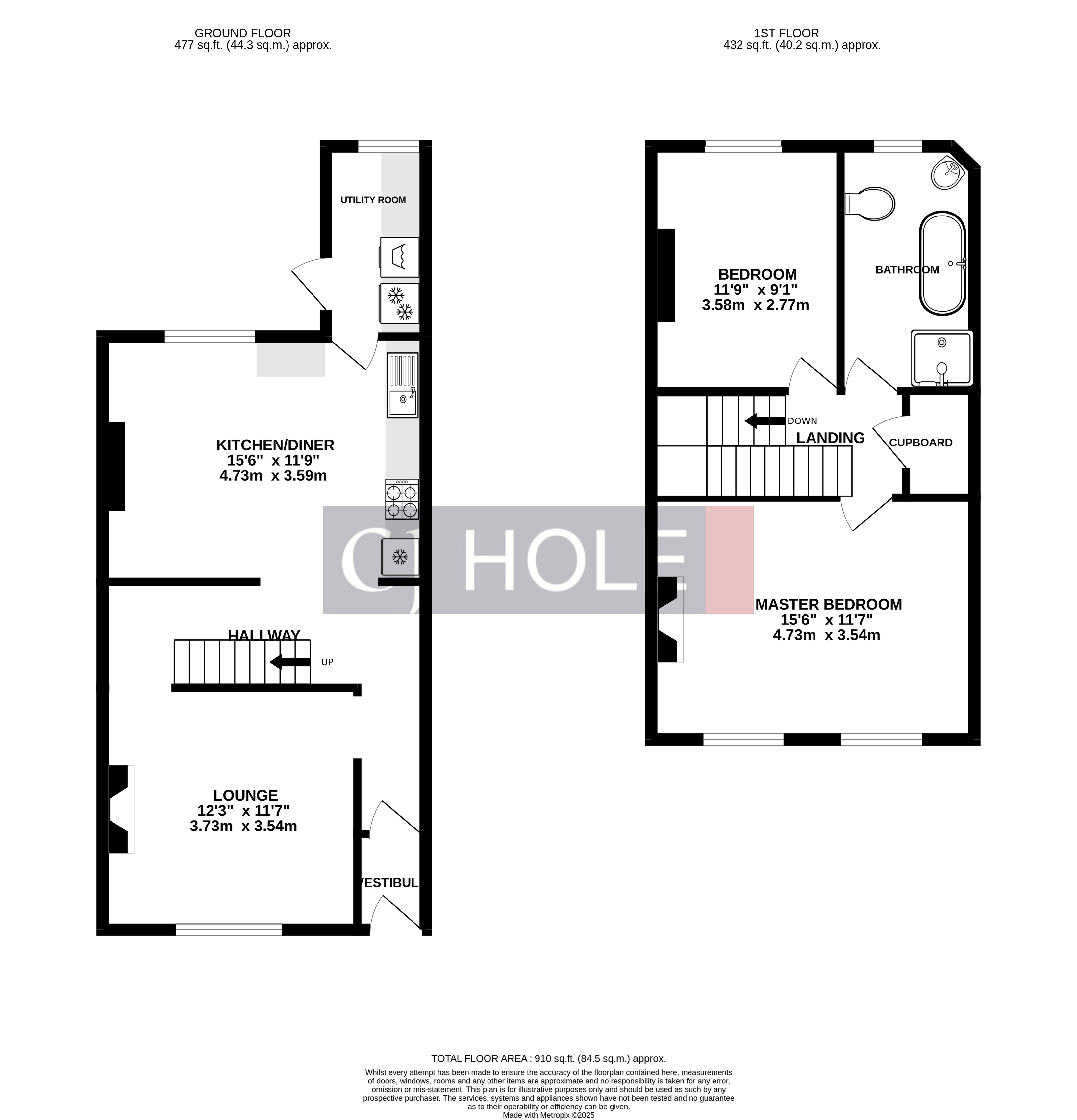 6, Sevier Street, Bristol floorplan