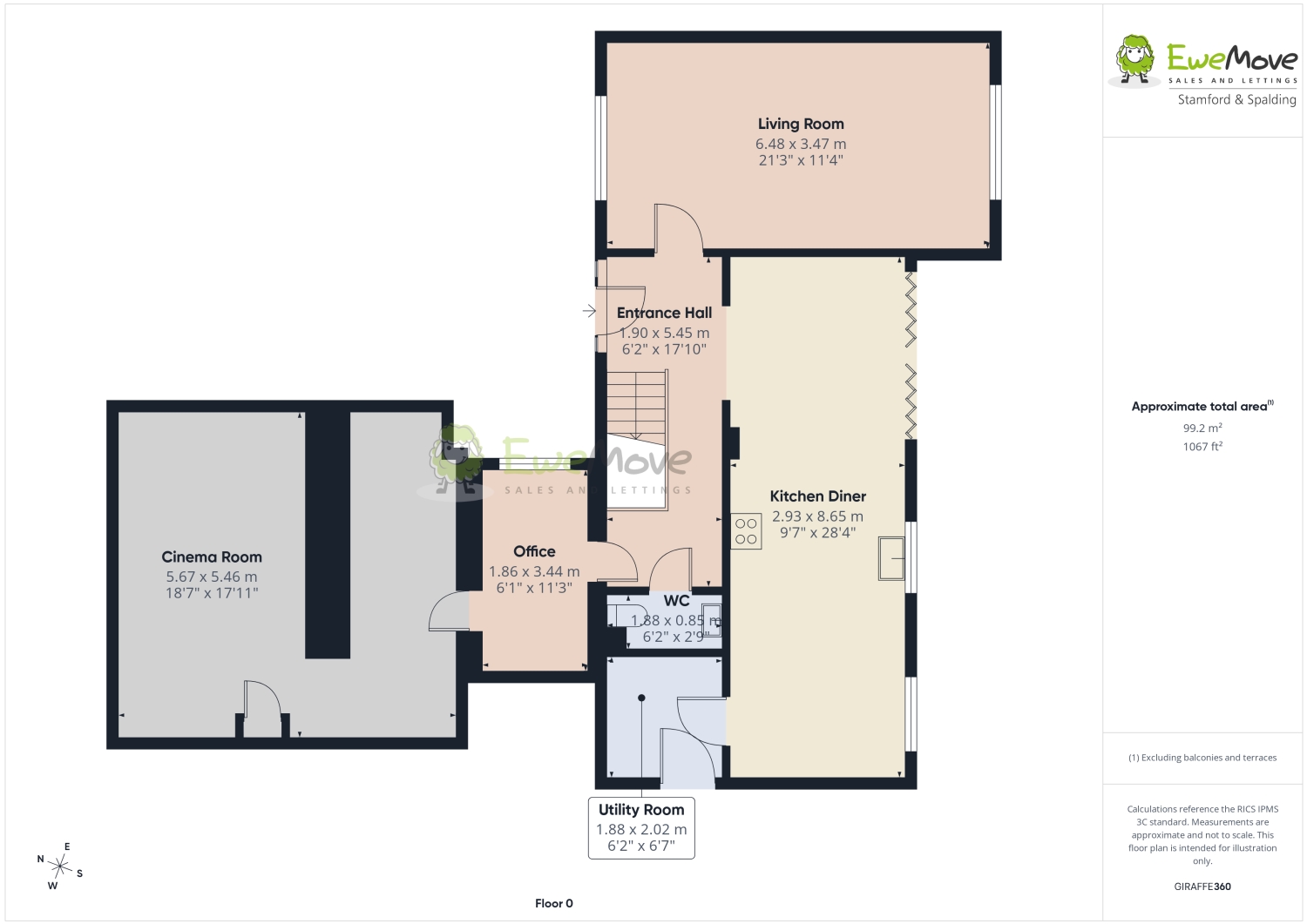 8, Farriers Way Carlby, Stamford floorplan