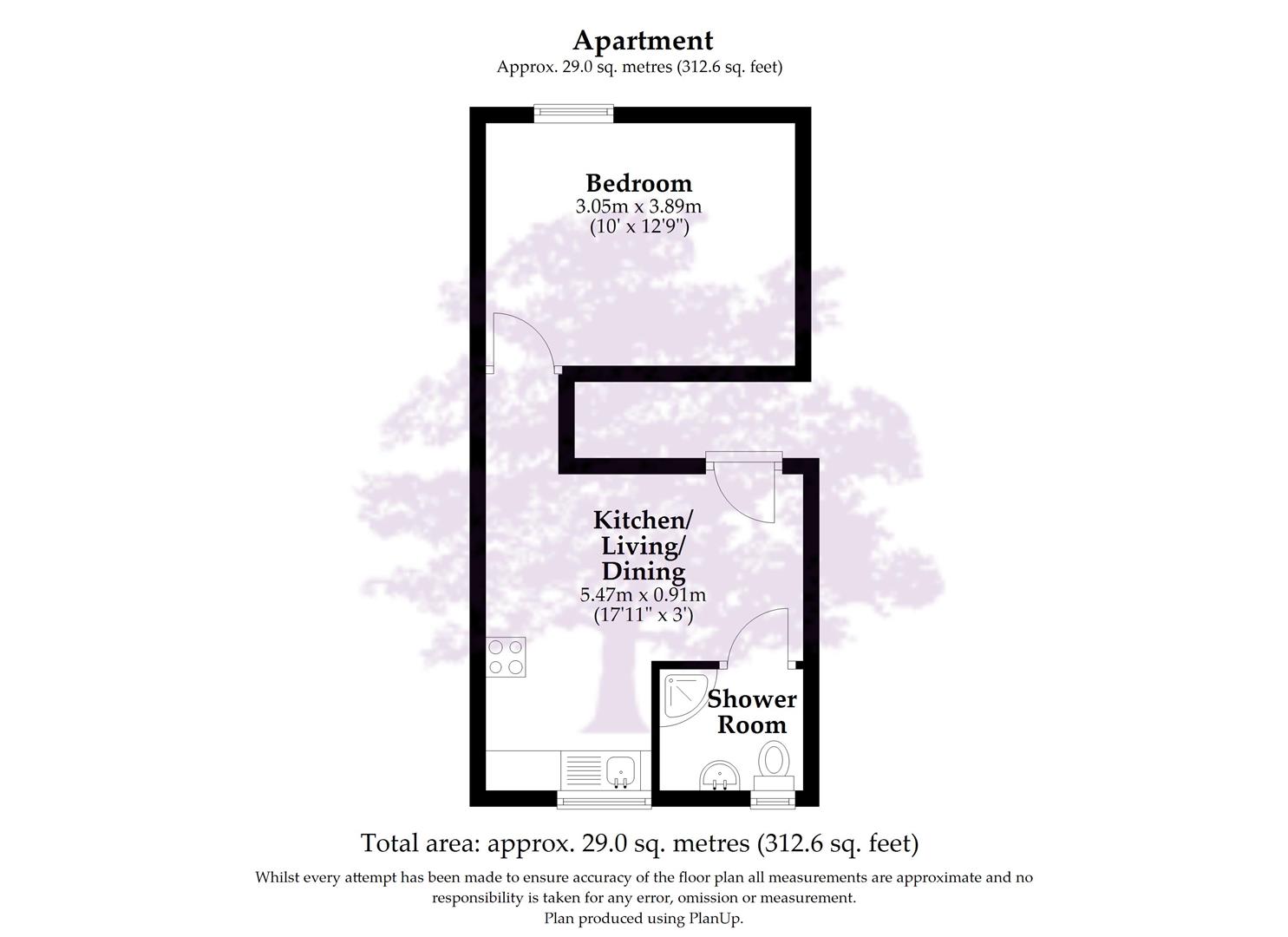 Flat 3, 50, Picton Street, Bristol floorplan