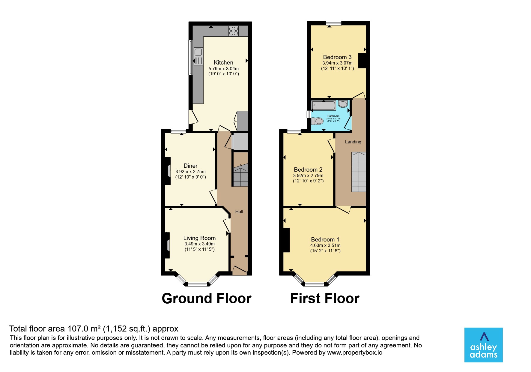 179, Clarence Road, Derby floorplan