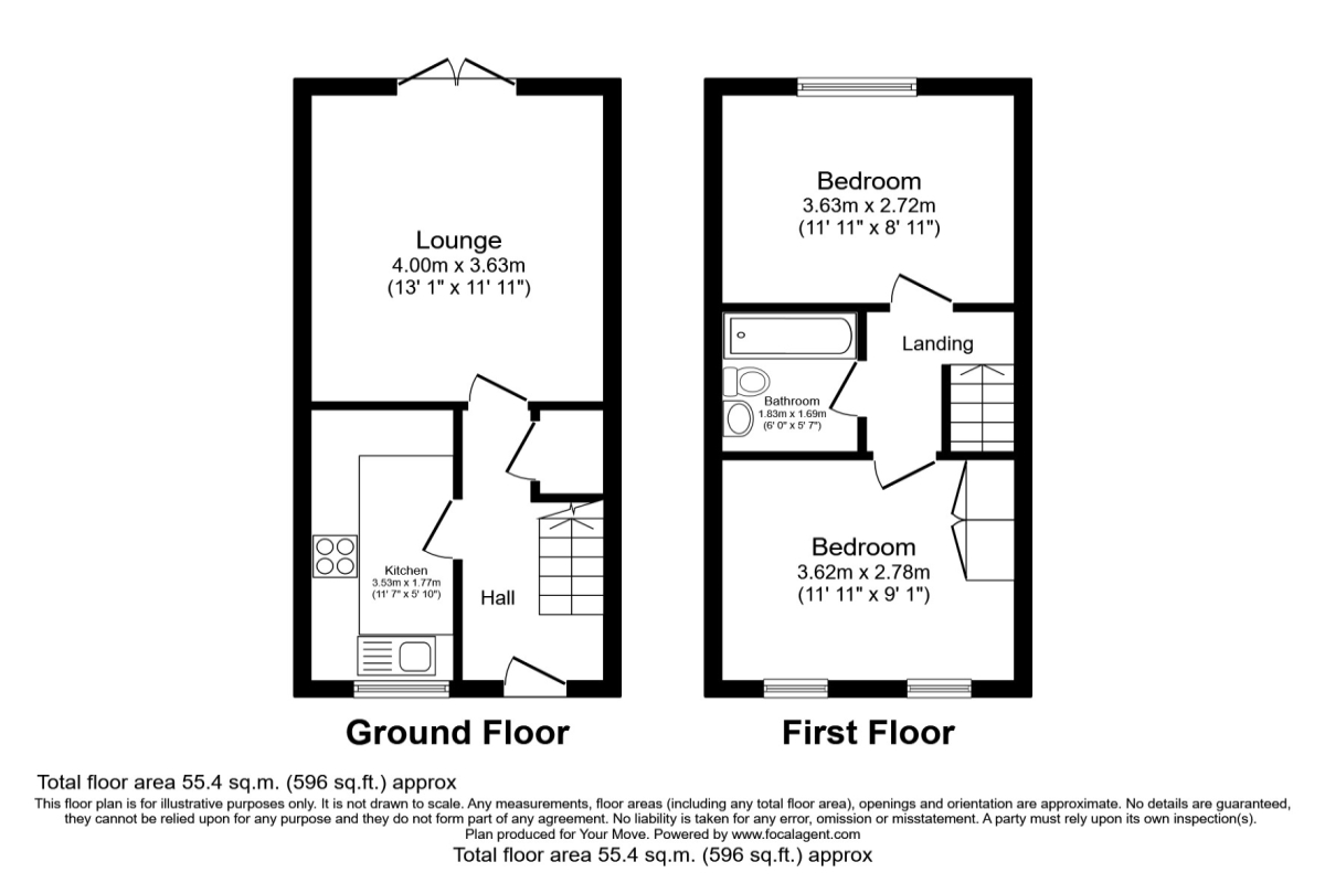 64, Chepstow Close, Hertfordshire floorplan