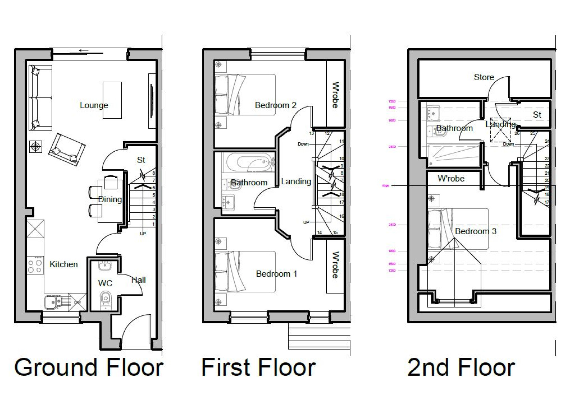 Plot 19 Oatlands,Oatlands Road, Andreas floorplan