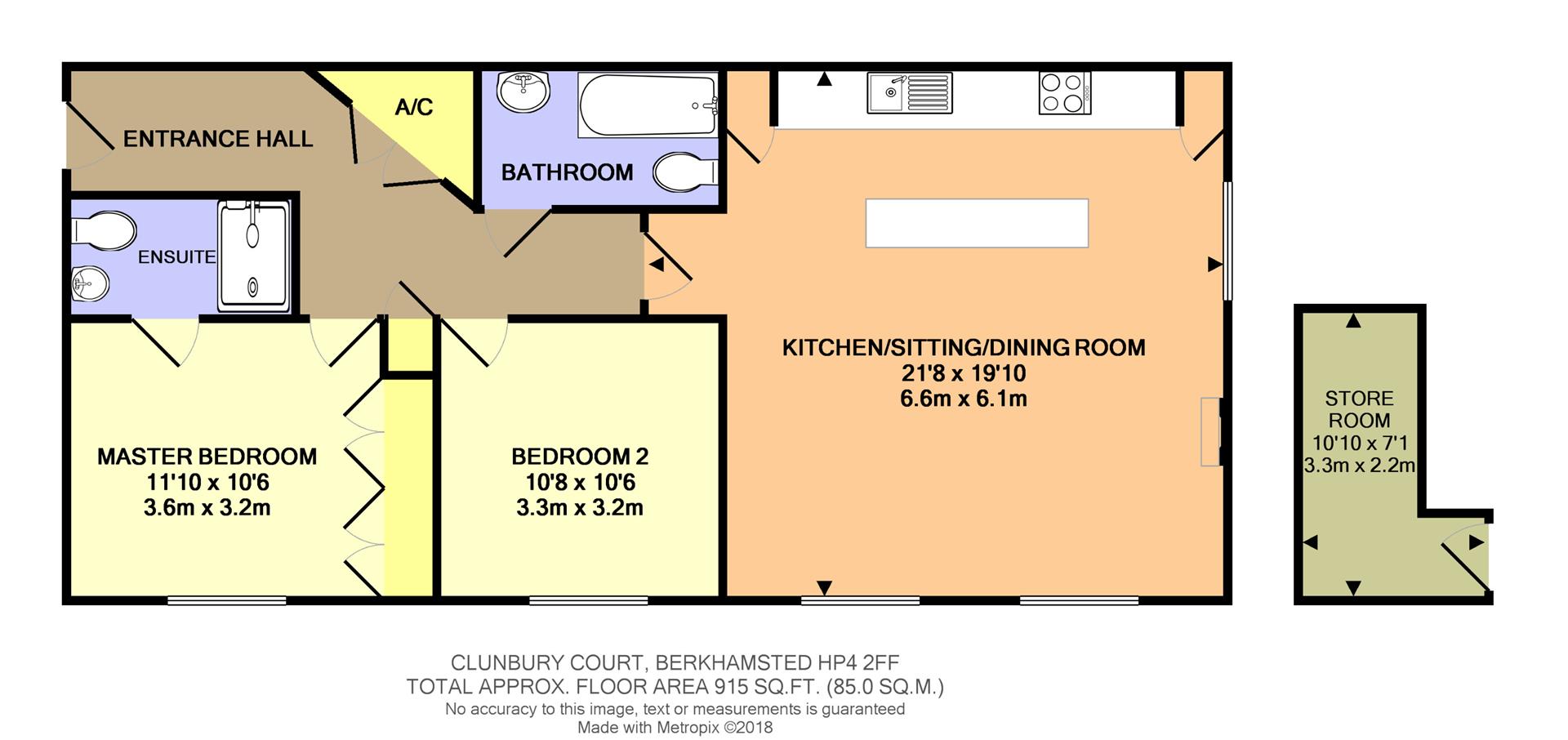 2 Bedrooms Flat for sale in Manor Street, Berkhamsted HP4