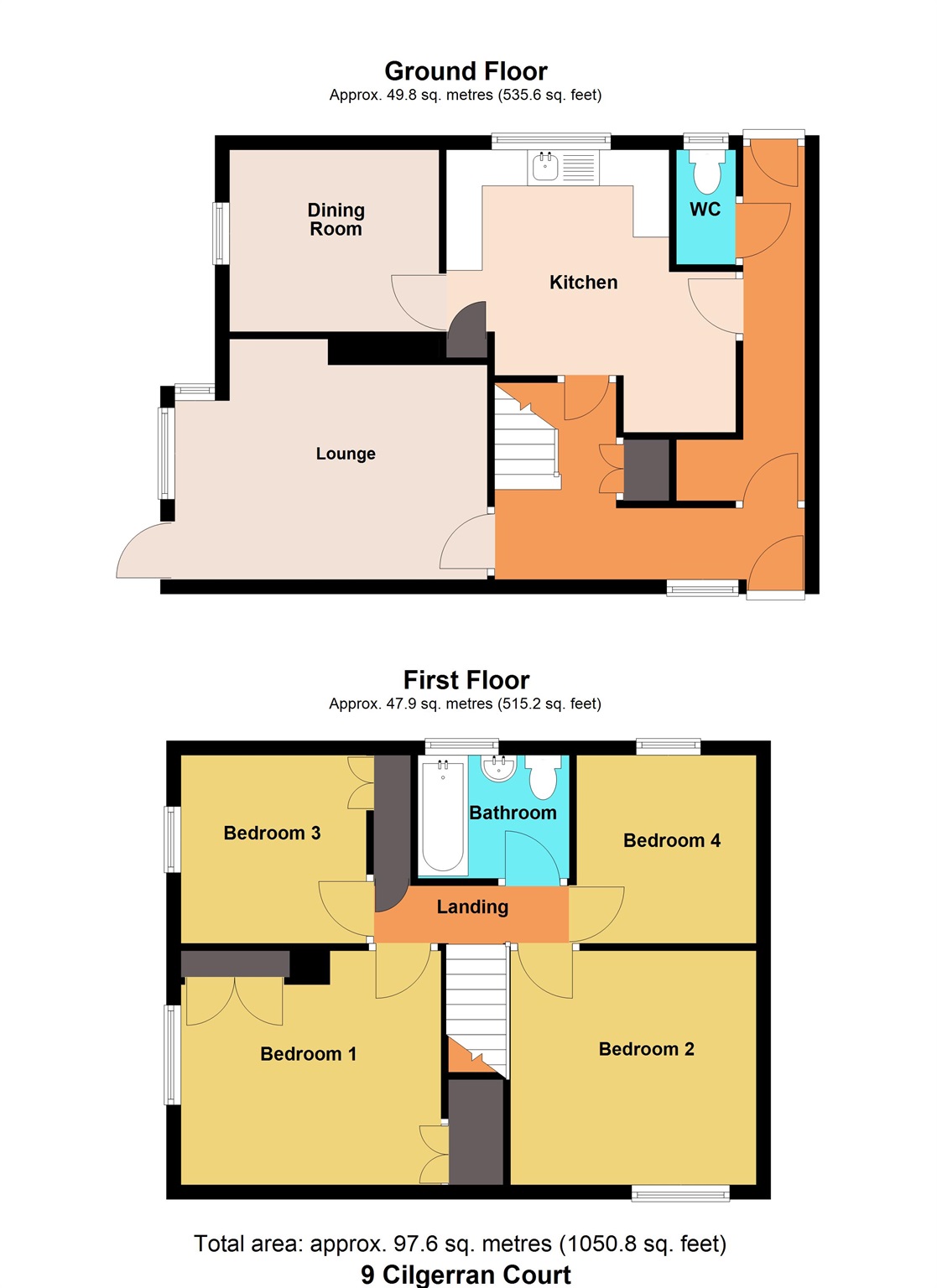 9, Cilgerran Court, Cwmbran floorplan