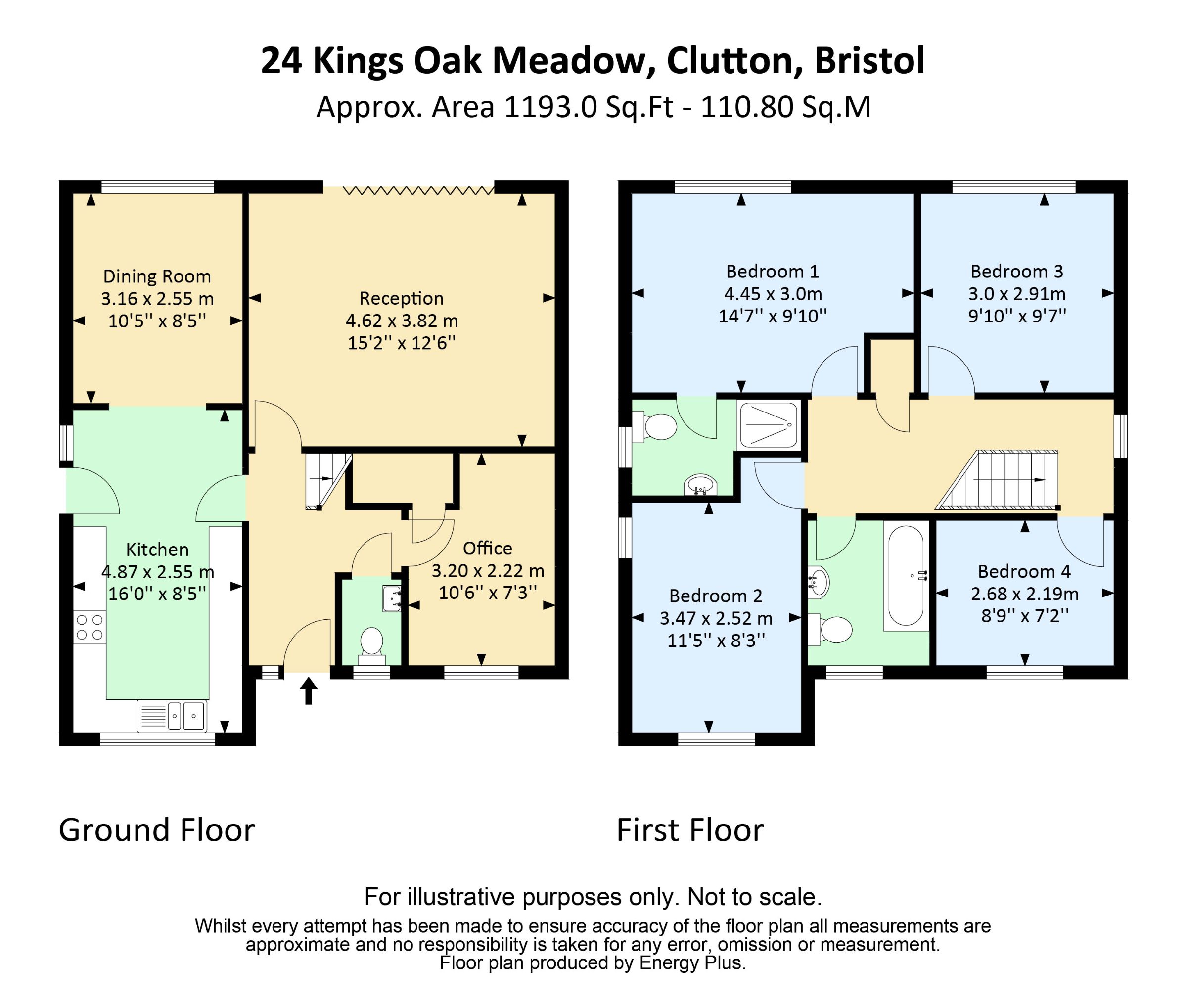 24 Kings Oak Meadow, Bristol floorplan