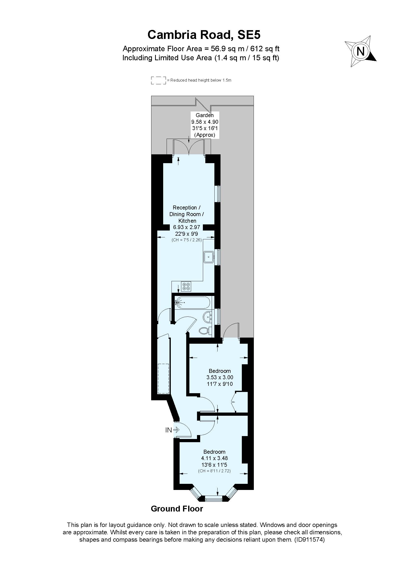 Cambria Road, London SE5, 2 bedroom flat for sale 62760659