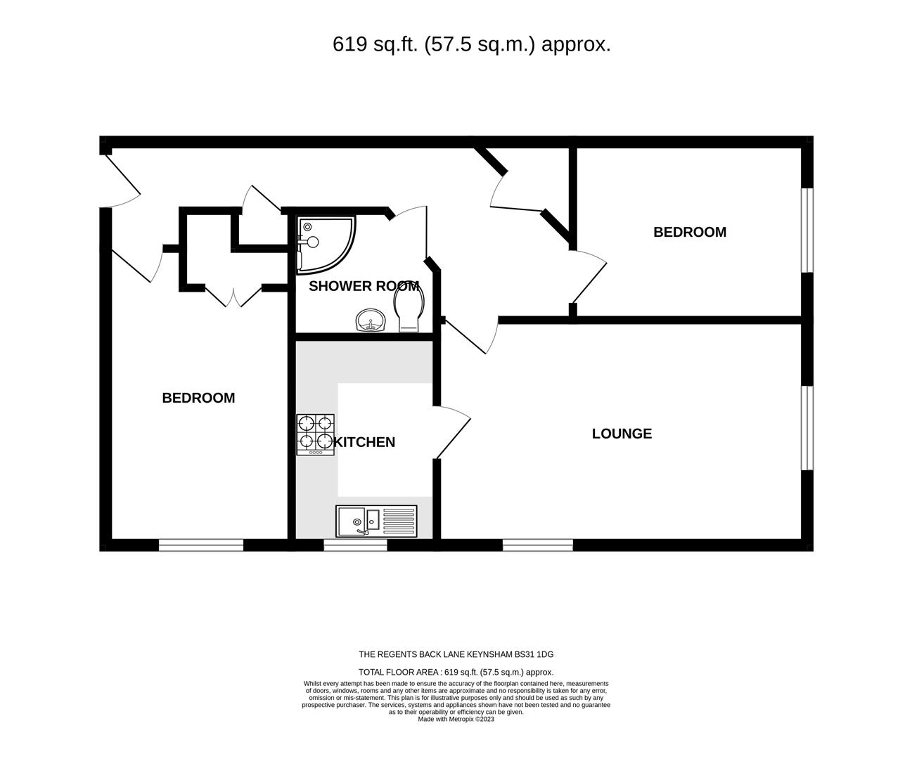 Back Lane, Keynsham, Bristol BS31, 2 bedroom flat for sale 64942125
