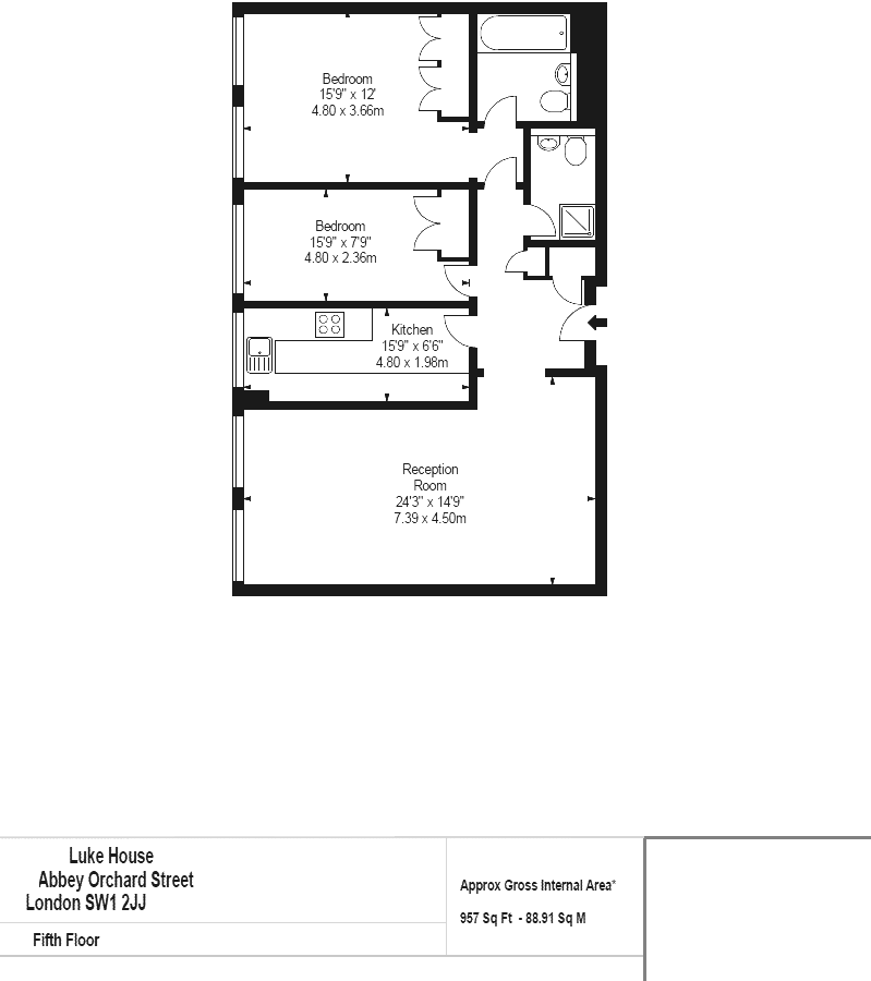2 Bedrooms Flat to rent in Abbey Orchard Street, London SW1P