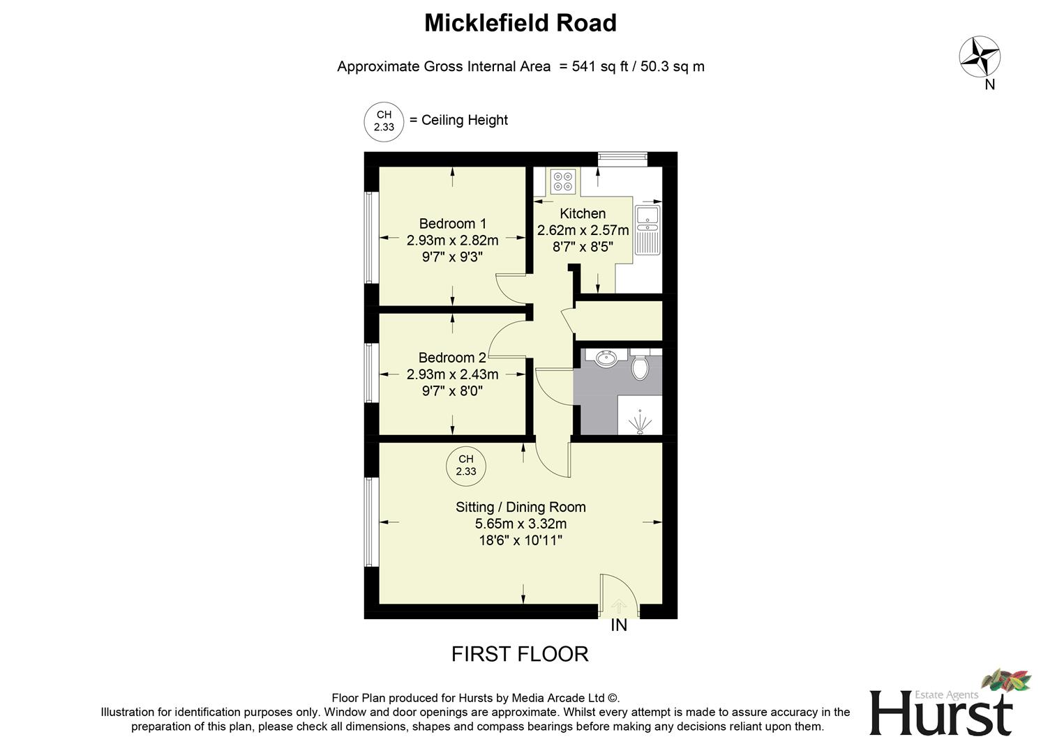 6 Normans Court, Micklefield Road, High Wycombe floorplan