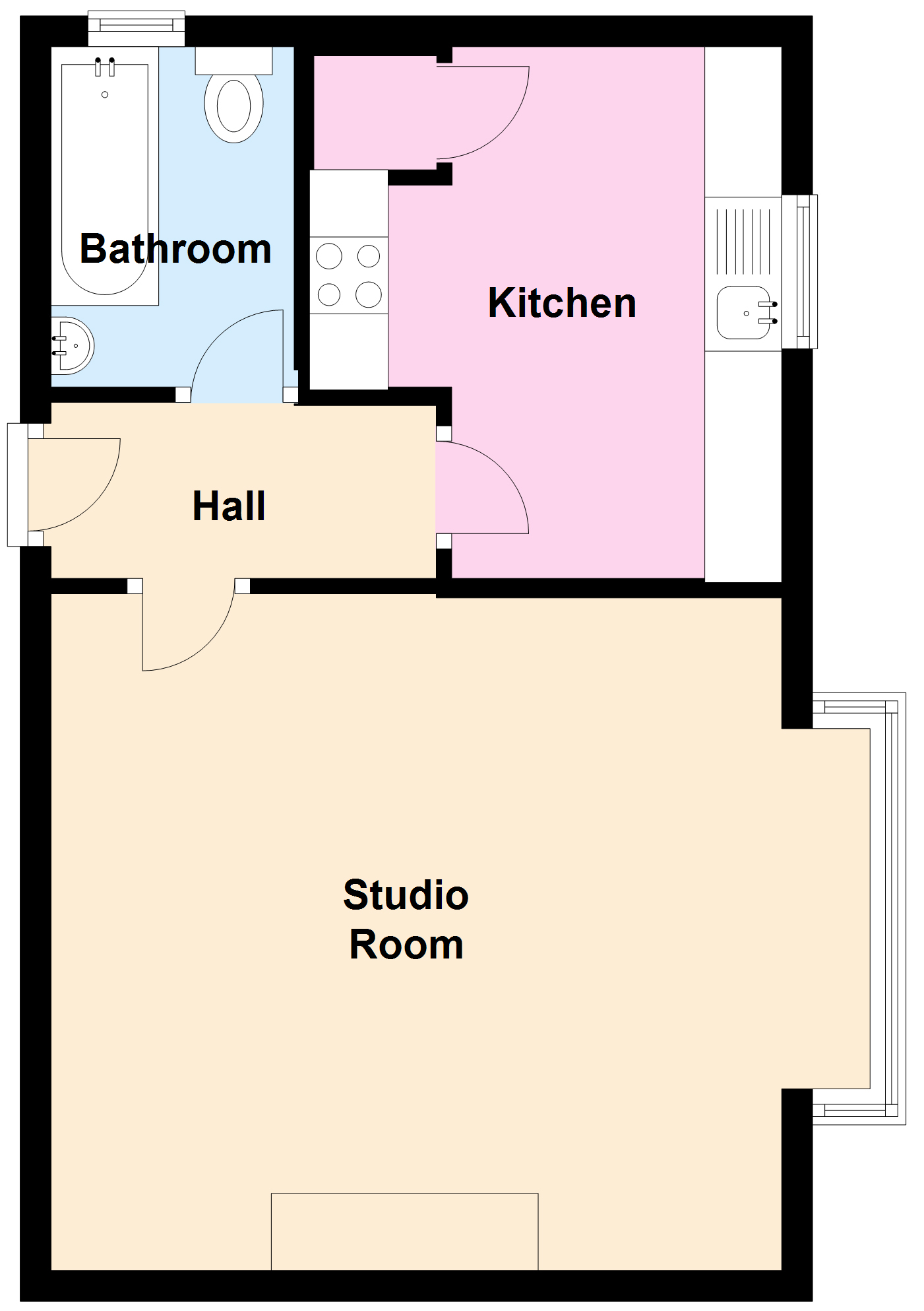 0 Bedrooms Studio to rent in Bramley Hill, South Croydon, Surrey CR2