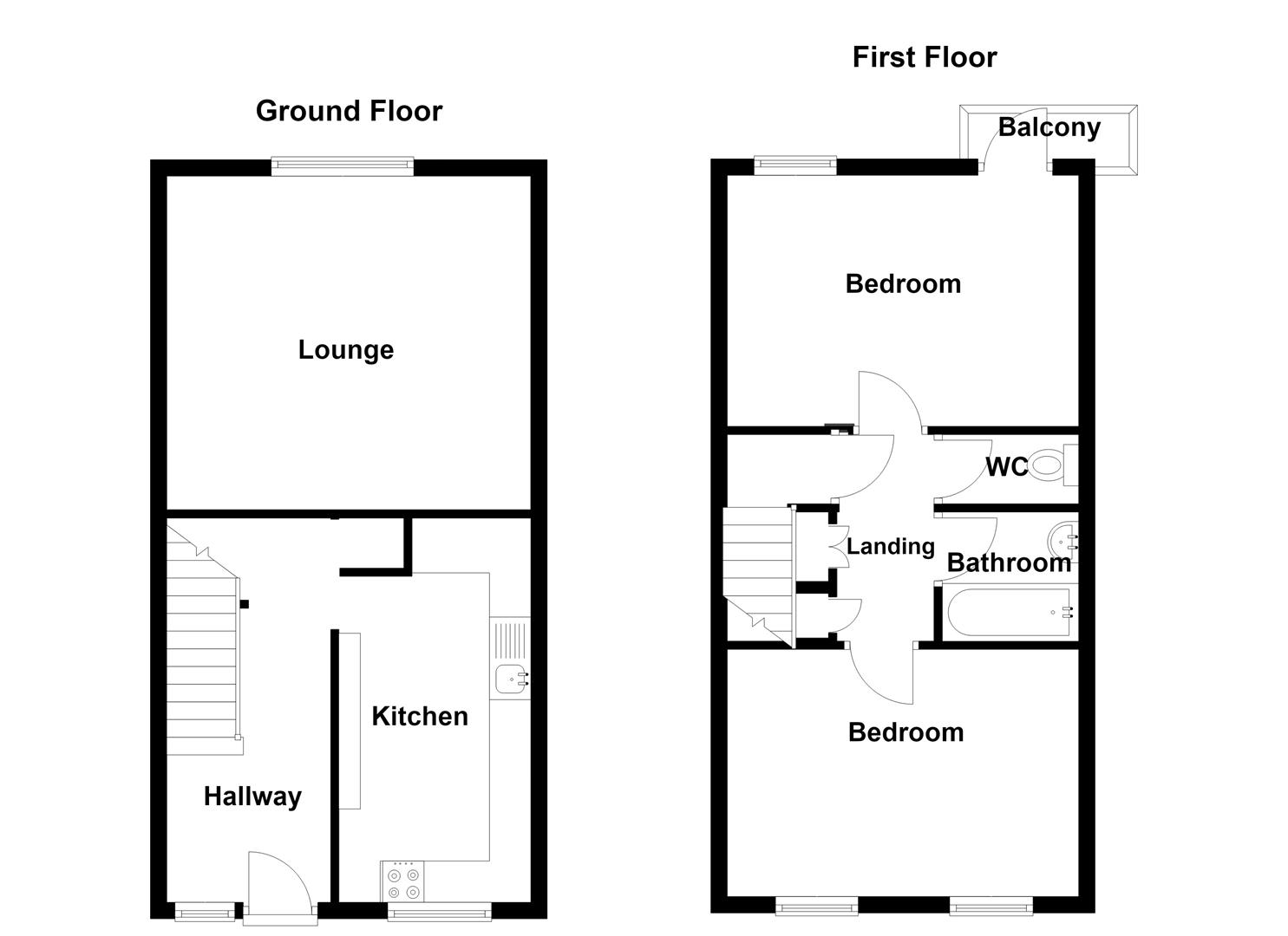 Claremont Street, Plymouth floorplan
