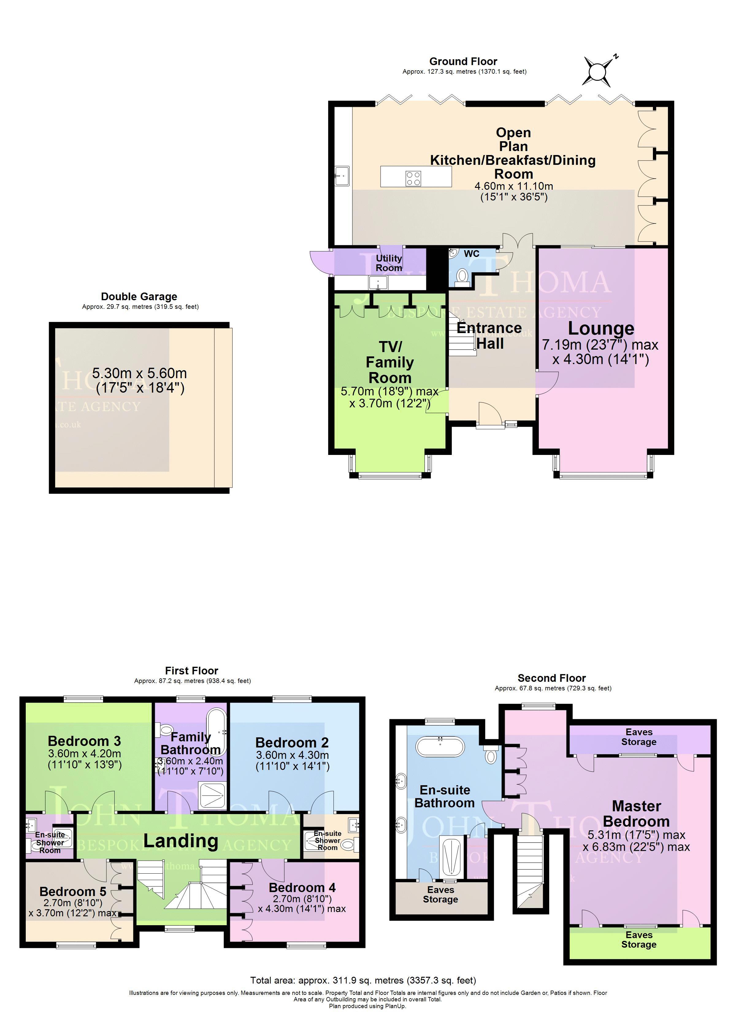 Forest House, Manor Road, Lambourne End floorplan