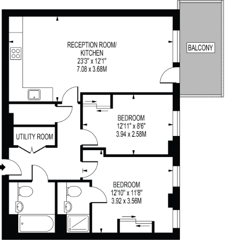 Arusha Court, Farine Avenue, Hayes floorplan