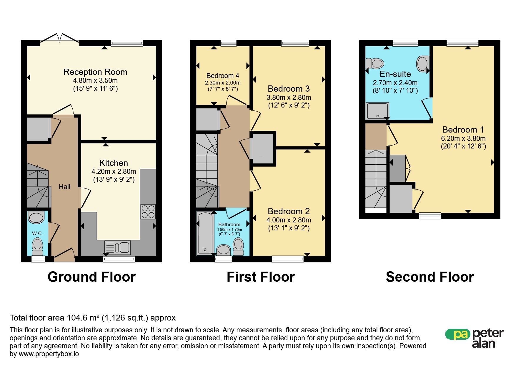 74, Ffordd Y Draen, Bridgend floorplan