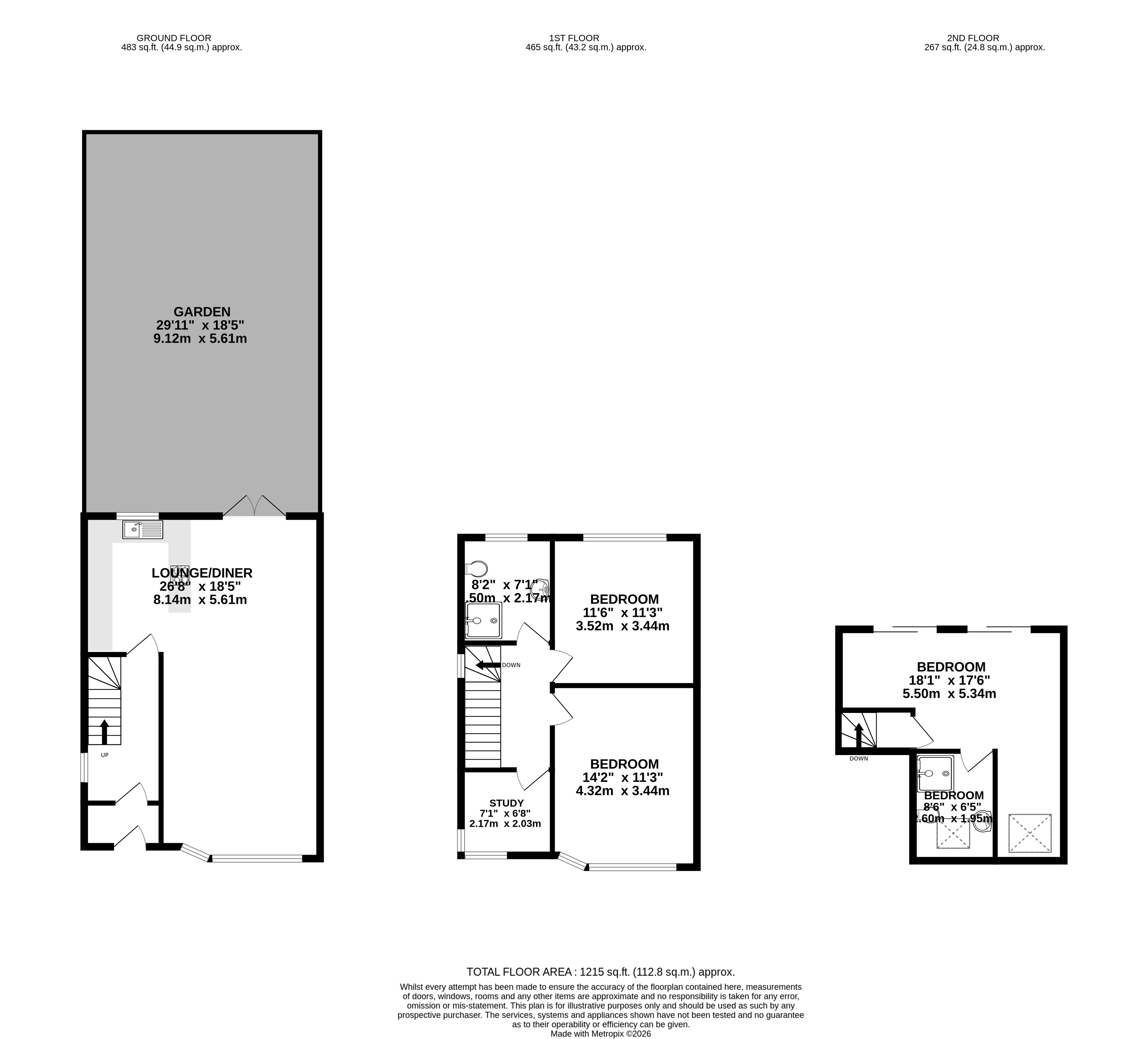65, Valley Hill, Loughton floorplan