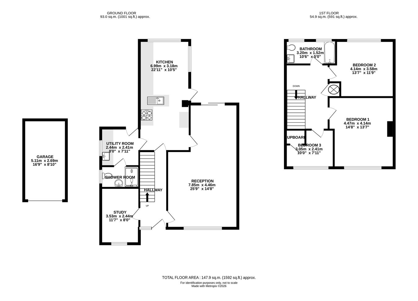 8, Pentrosfa Crescent, Llandrindod Wells floorplan