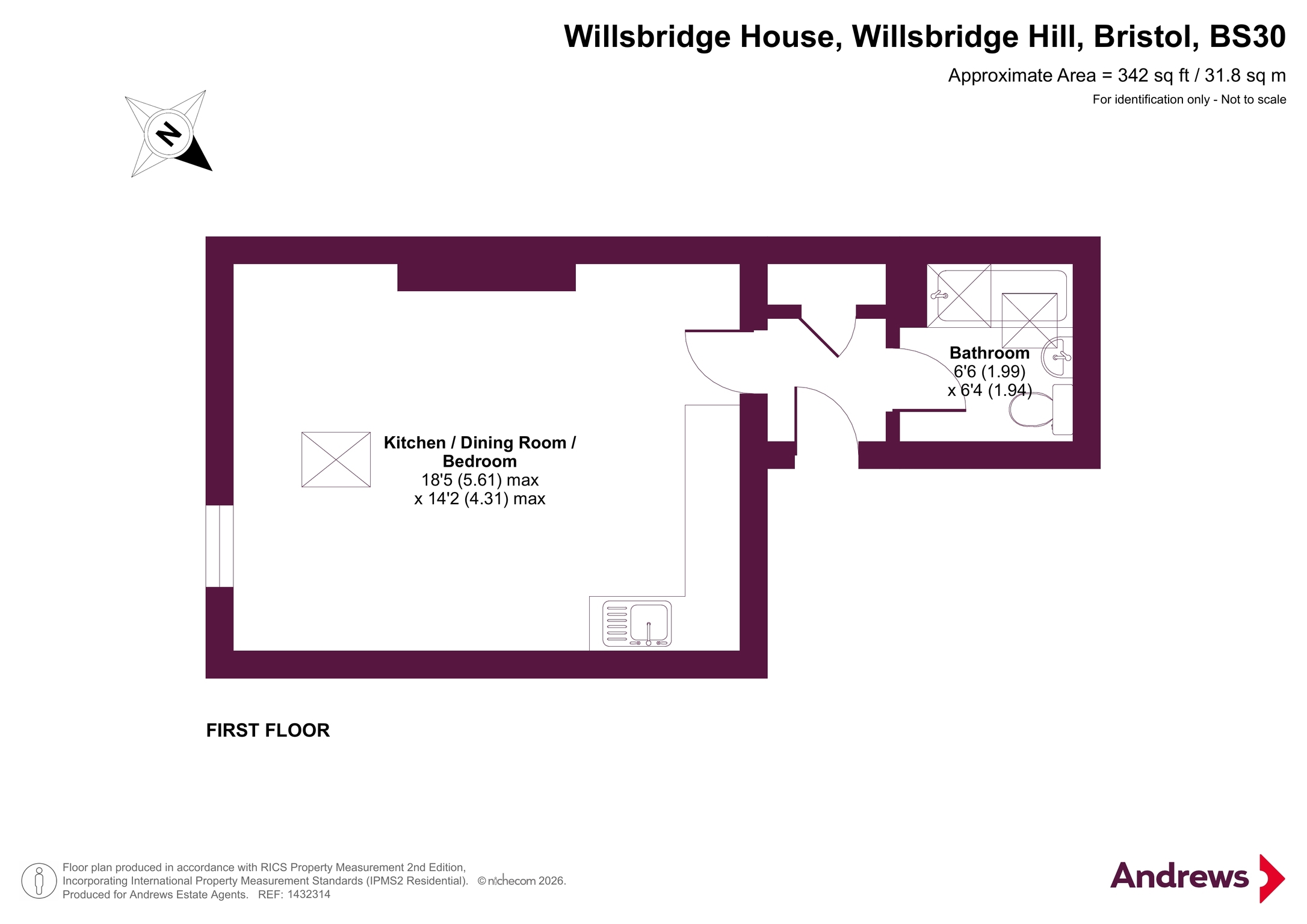 10, Willsbridge House, Bristol floorplan