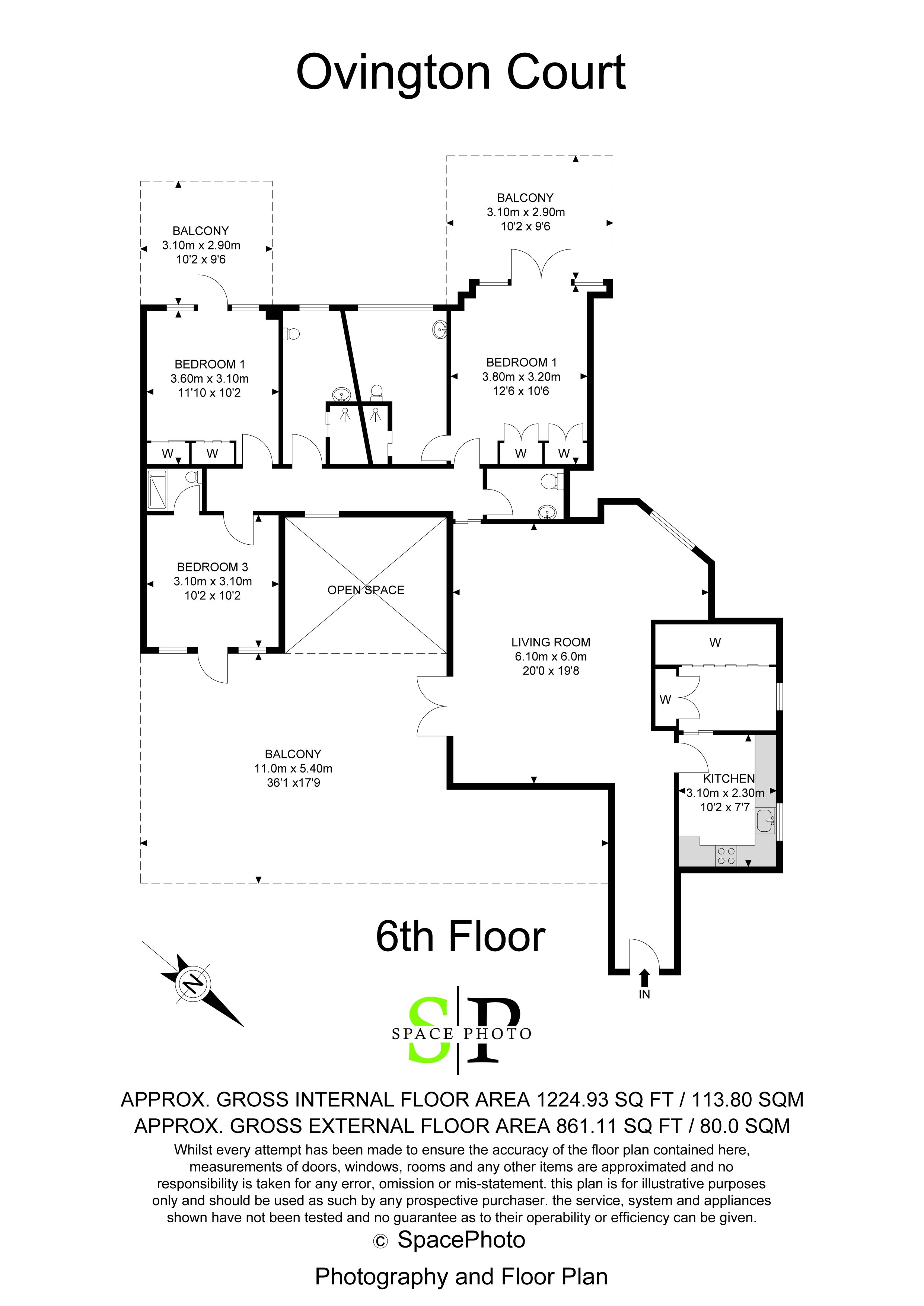 Flat 30, Ovington Court 197-205,, Brompton Road, London floorplan