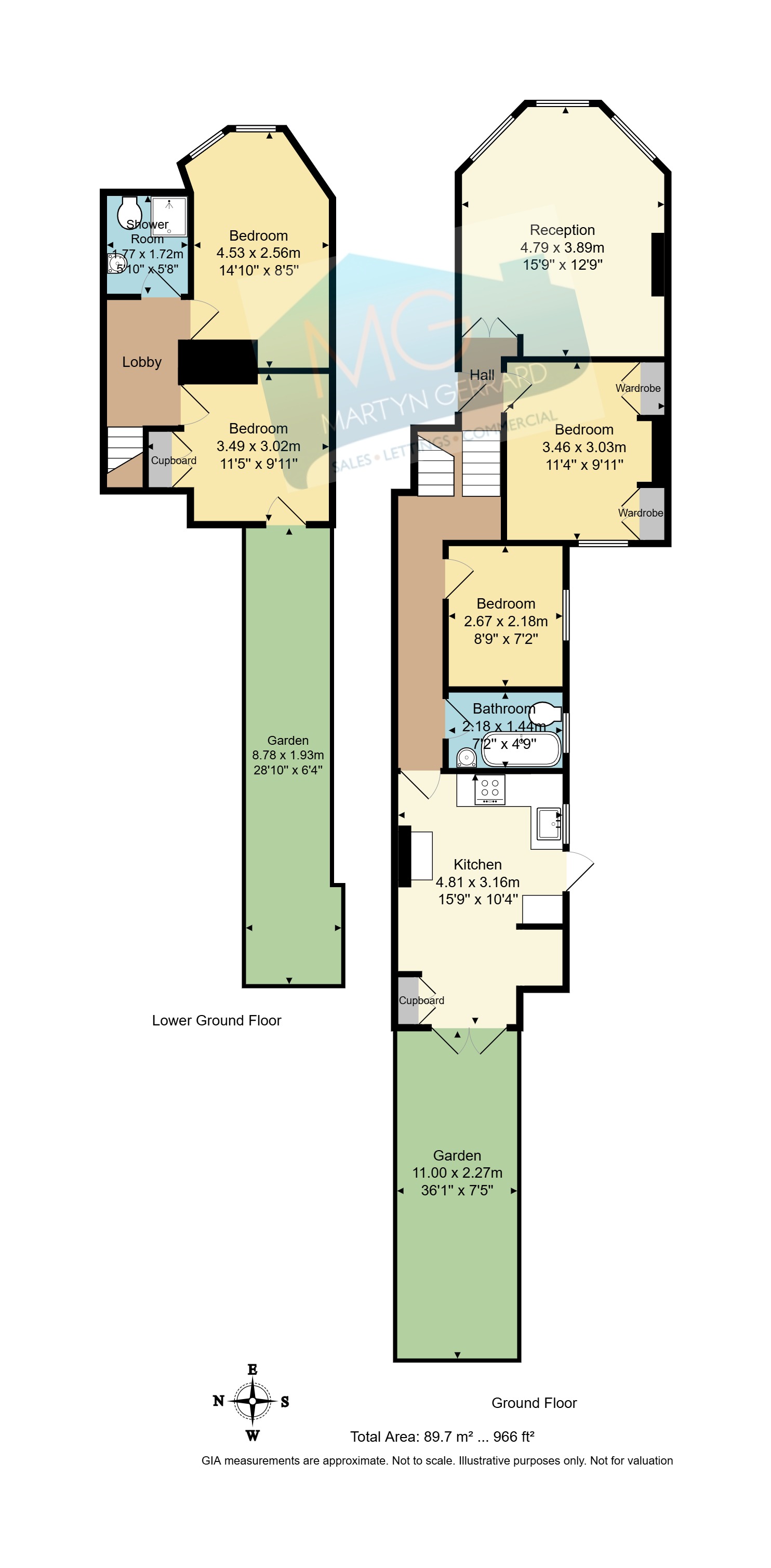 Ground Floor Flat, 41, Nightingale Lane, London floorplan