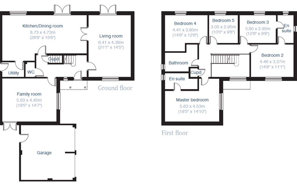 5 Bedrooms Detached house for sale in Ramsdell, Ashford Hill Road, Ashford Hill RG19