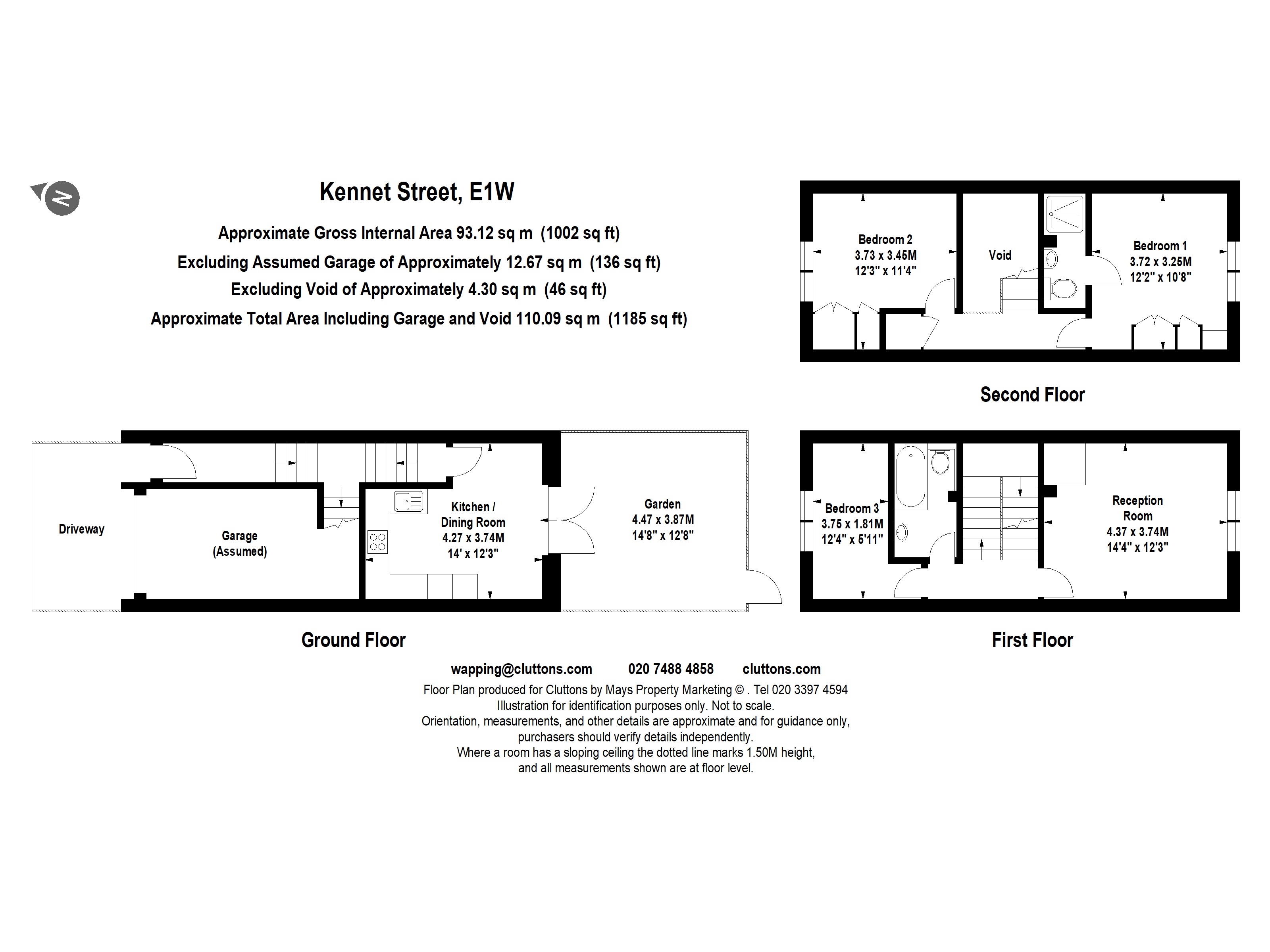 Kennet Street, London floorplan