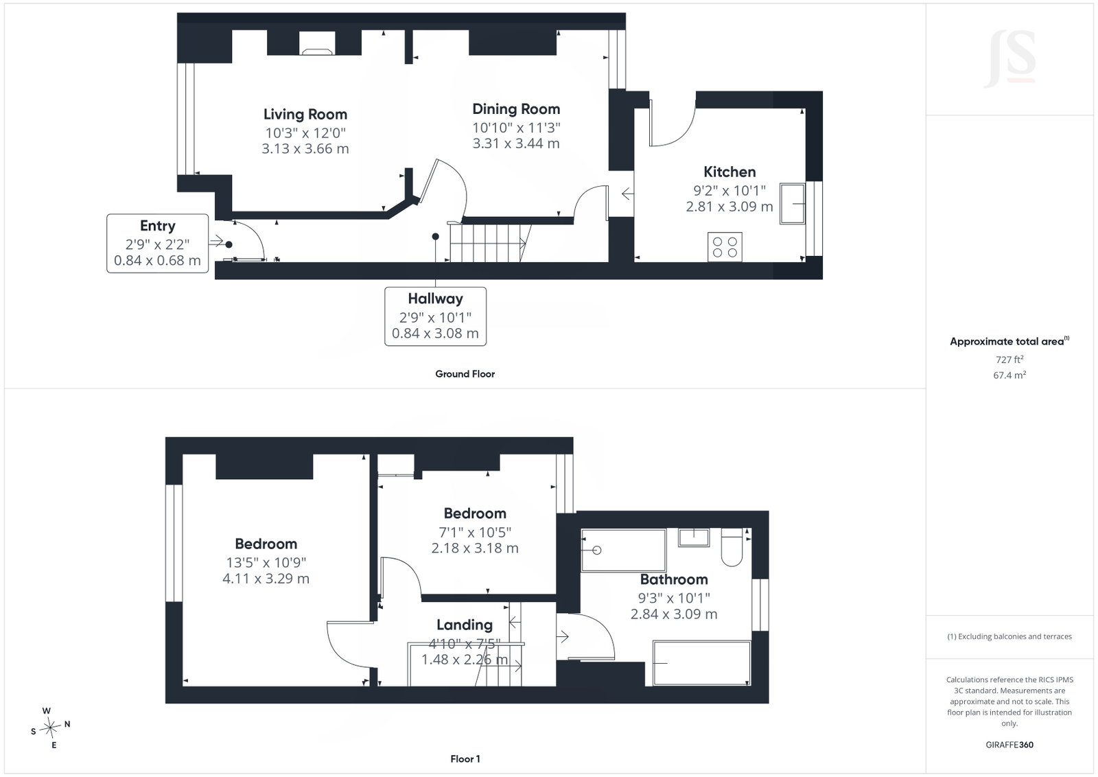 71, Penhill Road, Lancing floorplan
