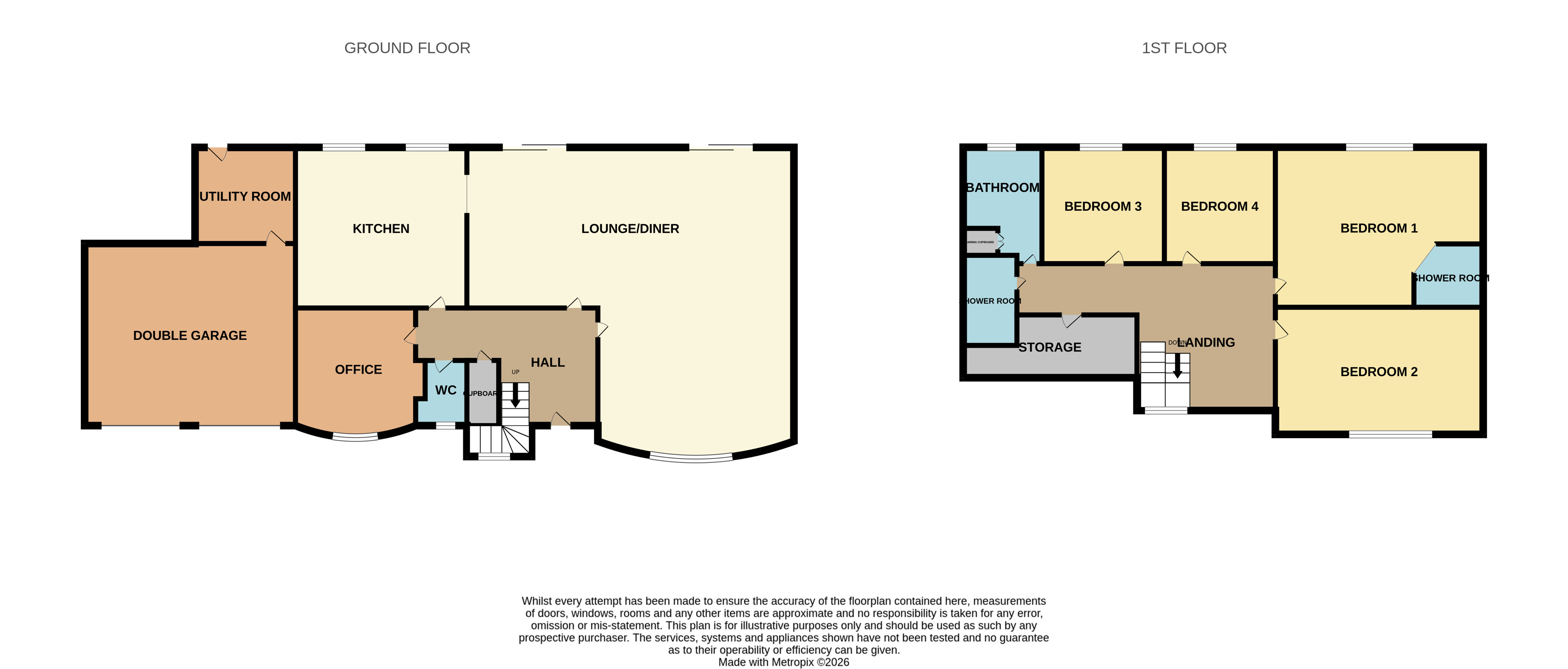 25, Cherryfield Close, Nuneaton floorplan