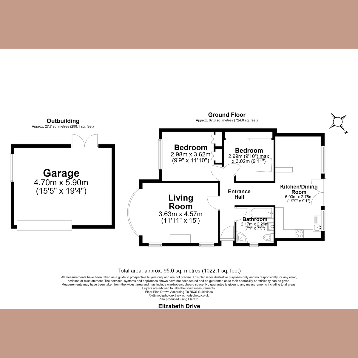 10, Elizabeth Drive, Wickford floorplan