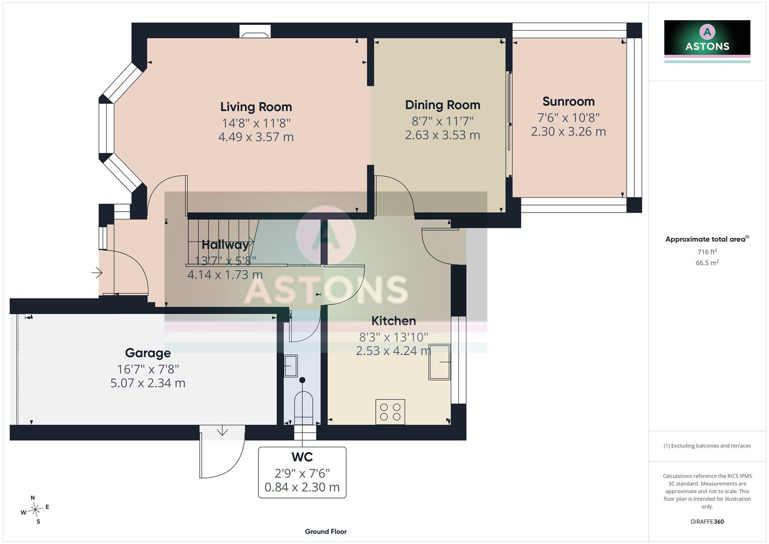 58, Peverel Road, Crawley floorplan